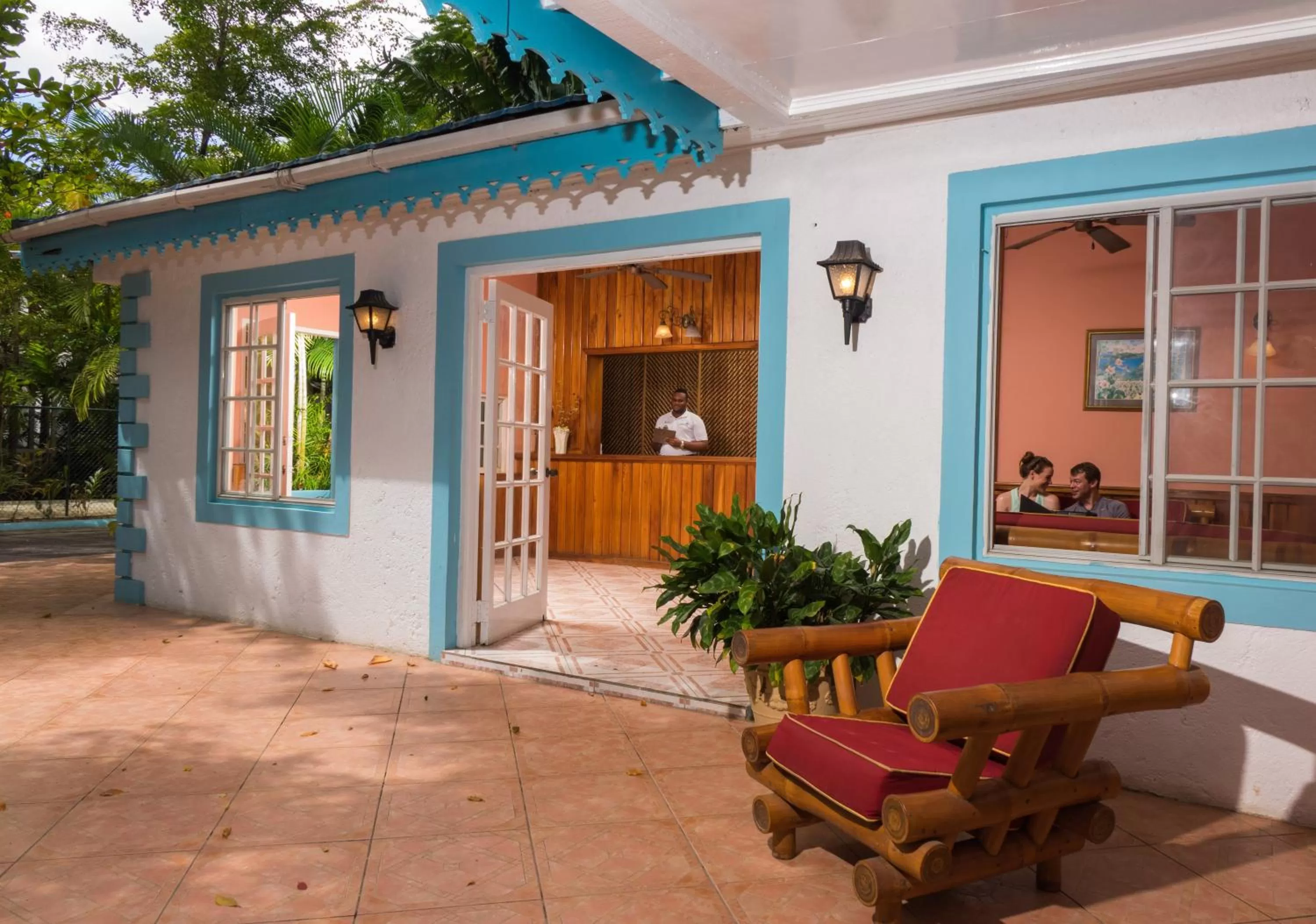 Facade/entrance in Legends Beach Resort
