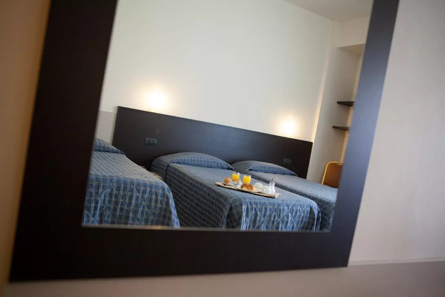 Bed in AUTO PARK Hotel Bed in AUTO PARK Hotel