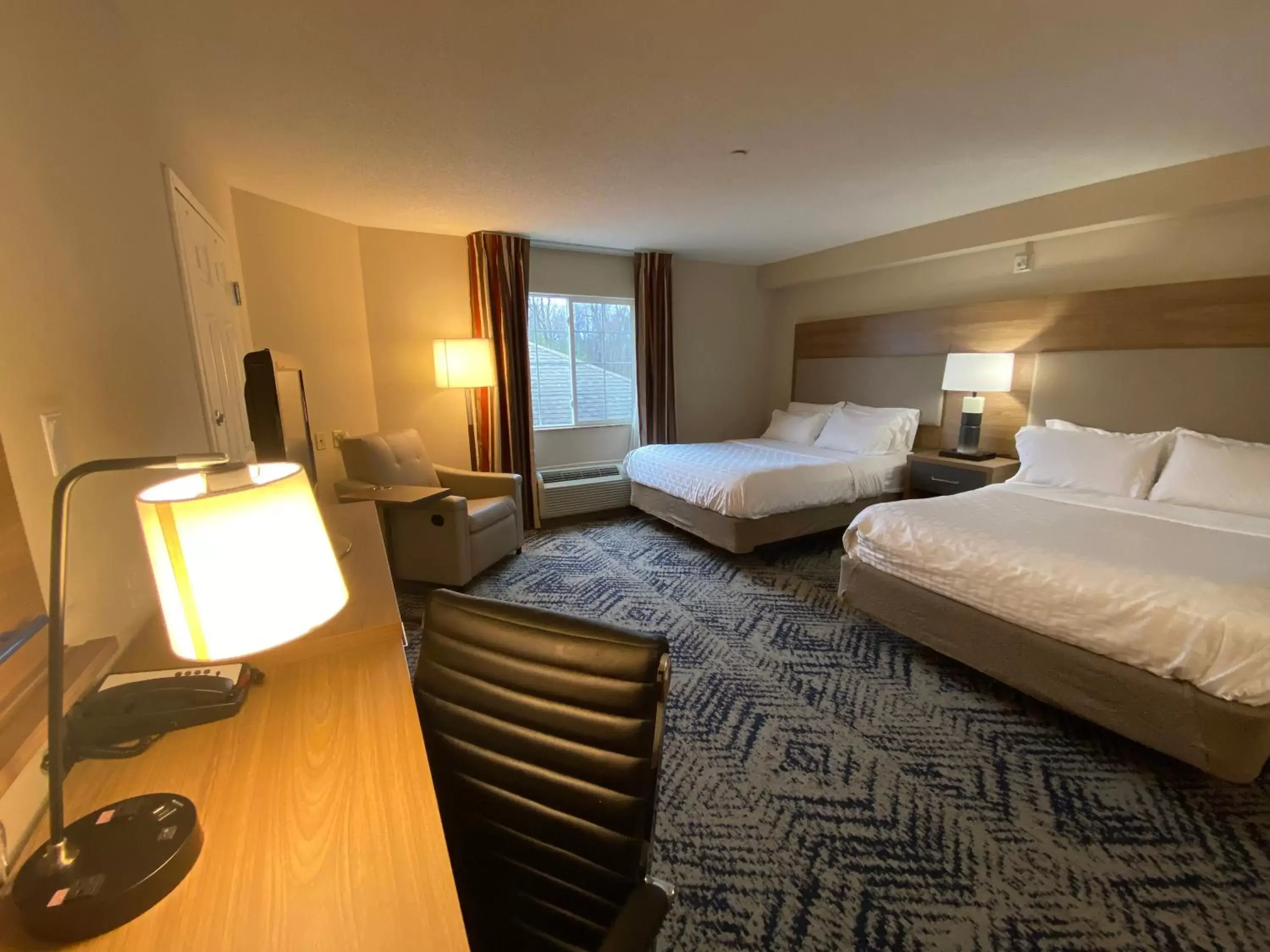 Guests, Bed in Candlewood Suites Harrisburg I-81 Hershey Area, an IHG Hotel