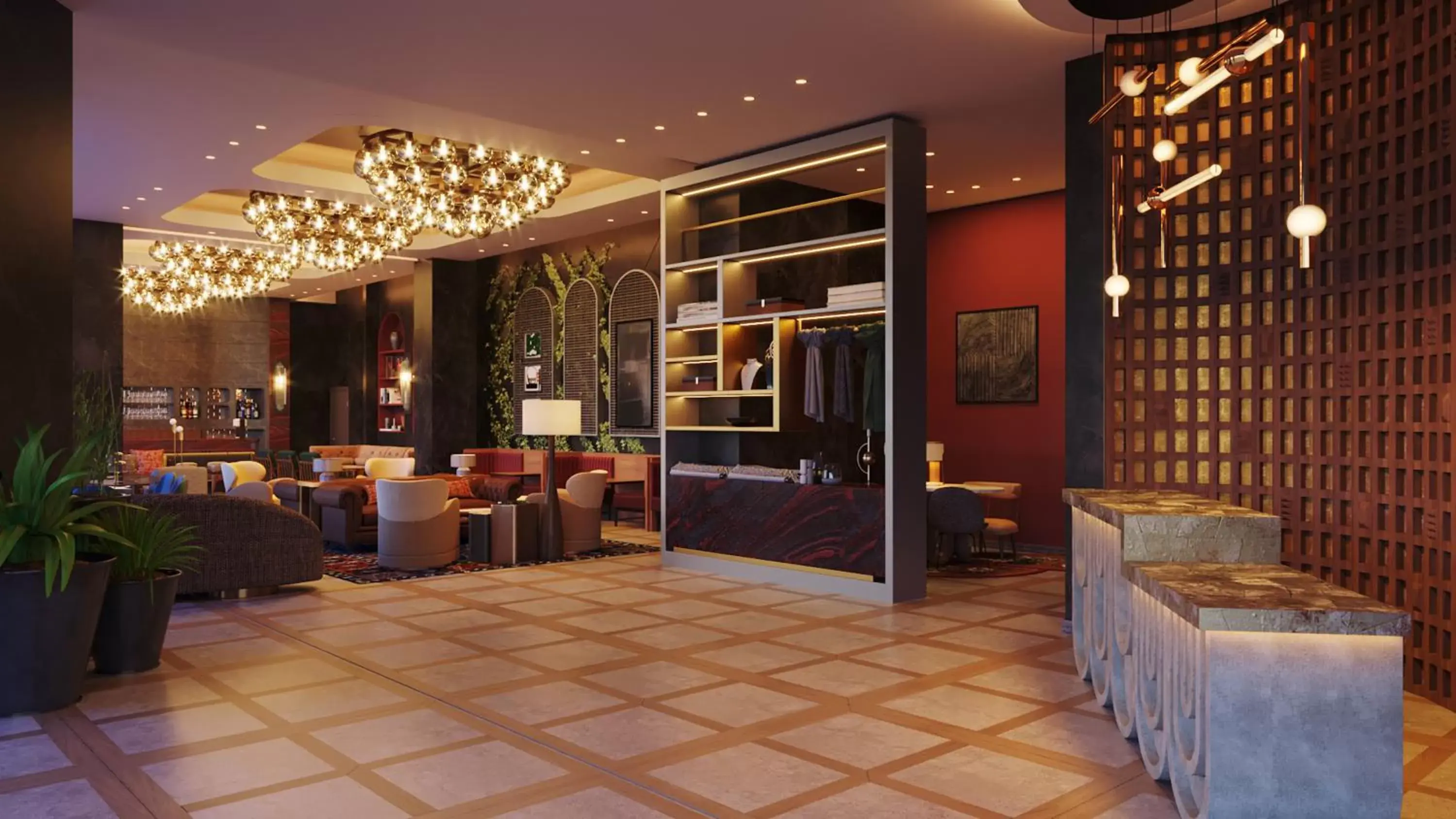 Lobby or reception, Restaurant/Places to Eat in Thompson Atlanta Buckhead, part of Hyatt