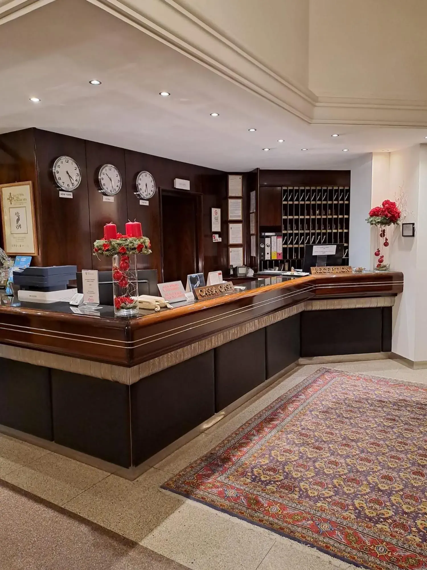 Lobby or reception in Hotel Internazionale