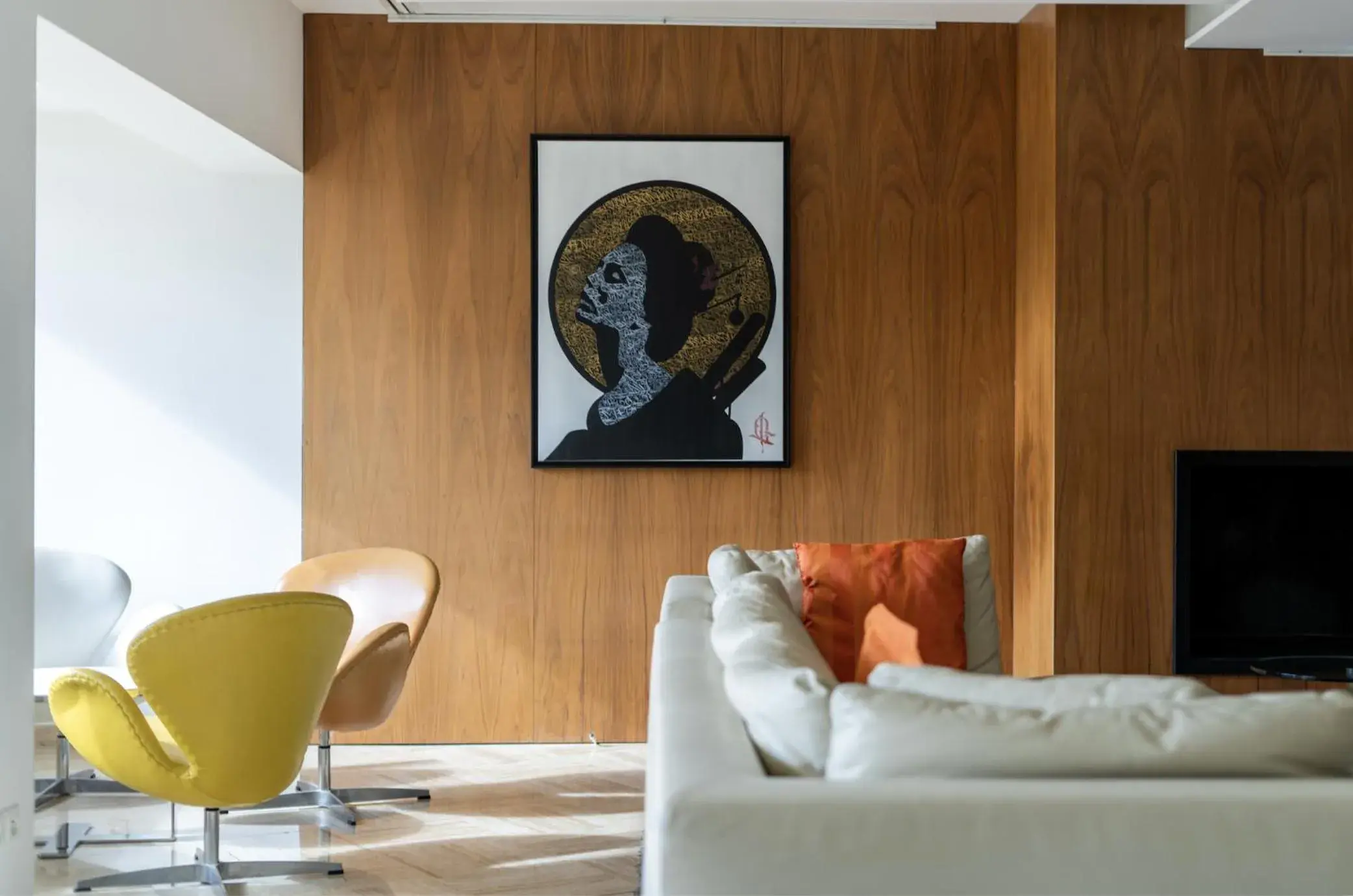 Seating area in Hotel Restaurant La Vague de Saint Paul Seating area in Hotel Restaurant La Vague de Saint Paul