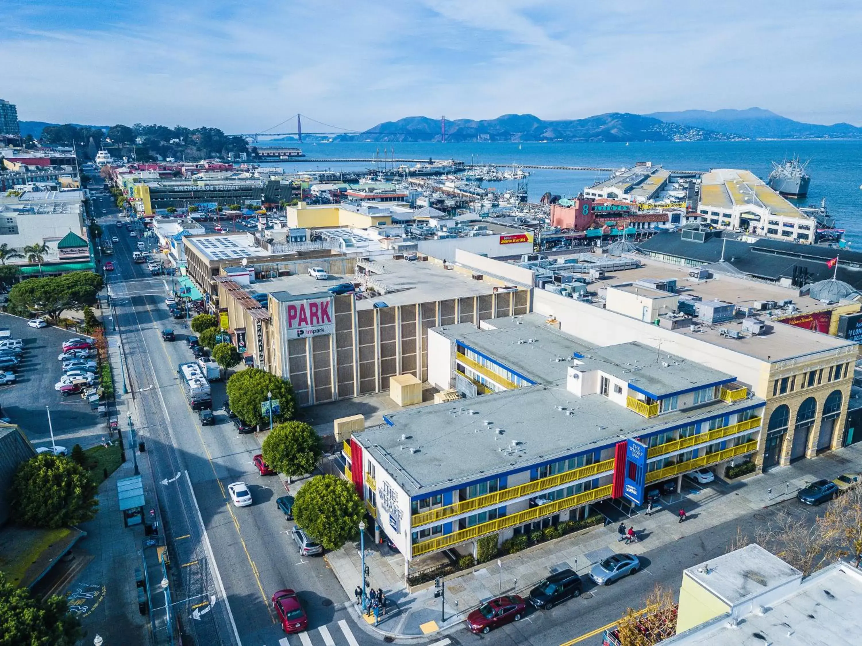 Property building, Bird's-eye View in The Wharf Inn