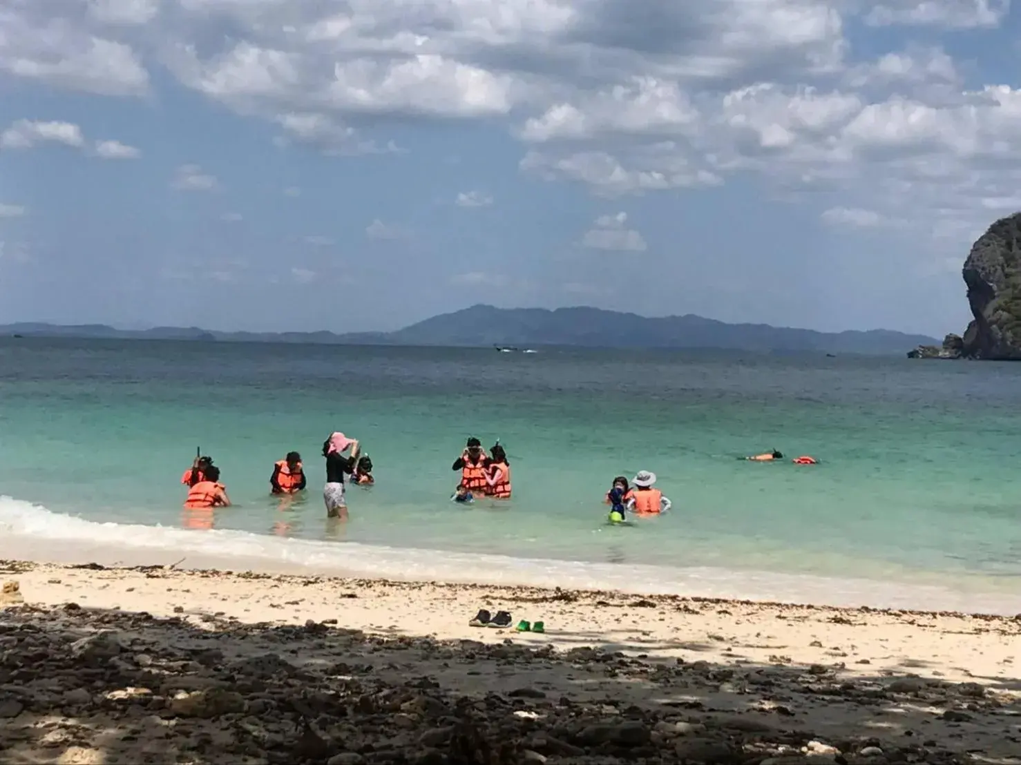 Beach in Pakmeng Resort