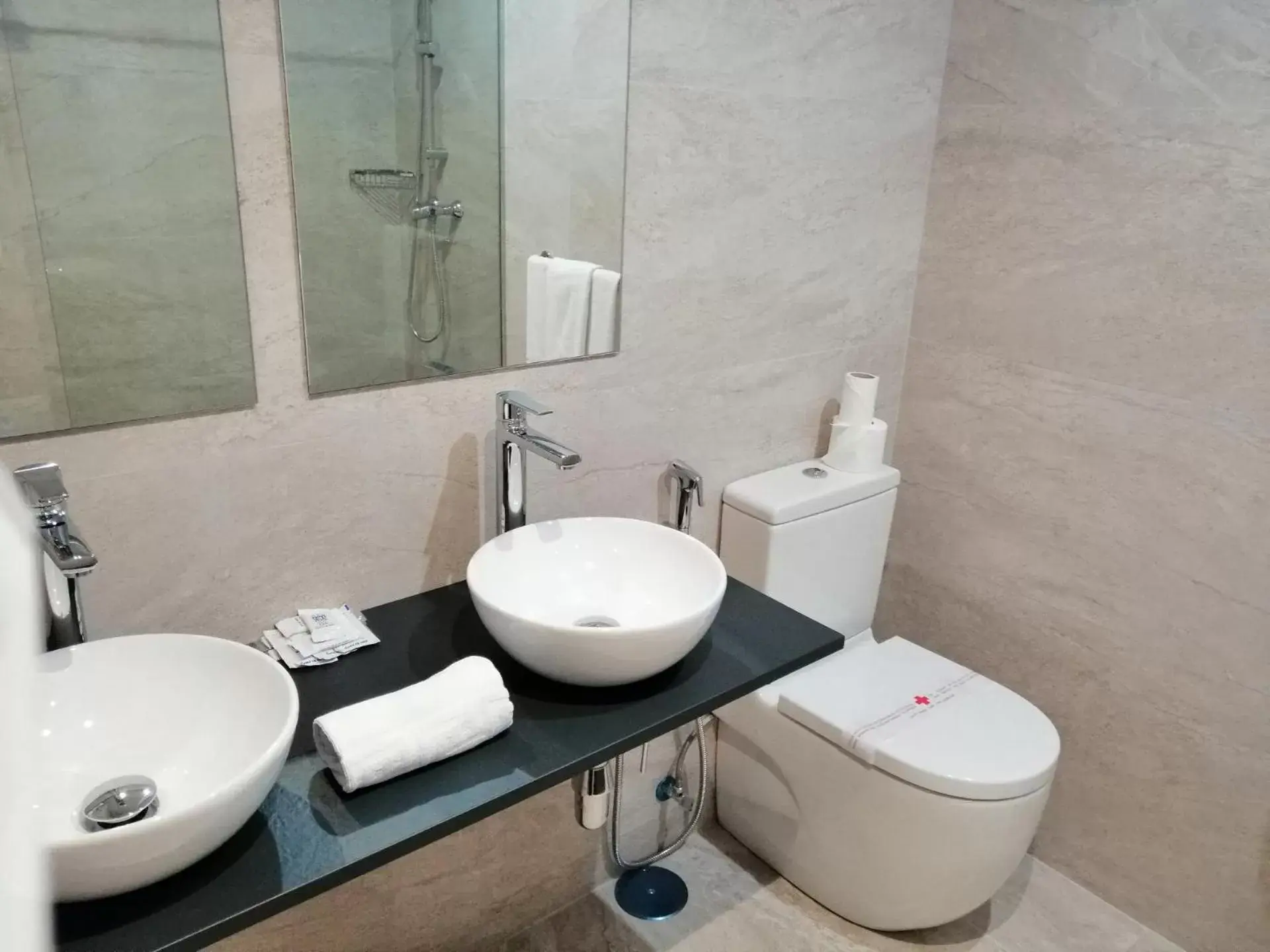 Bathroom in Hotel Ciudad de Navalcarnero
