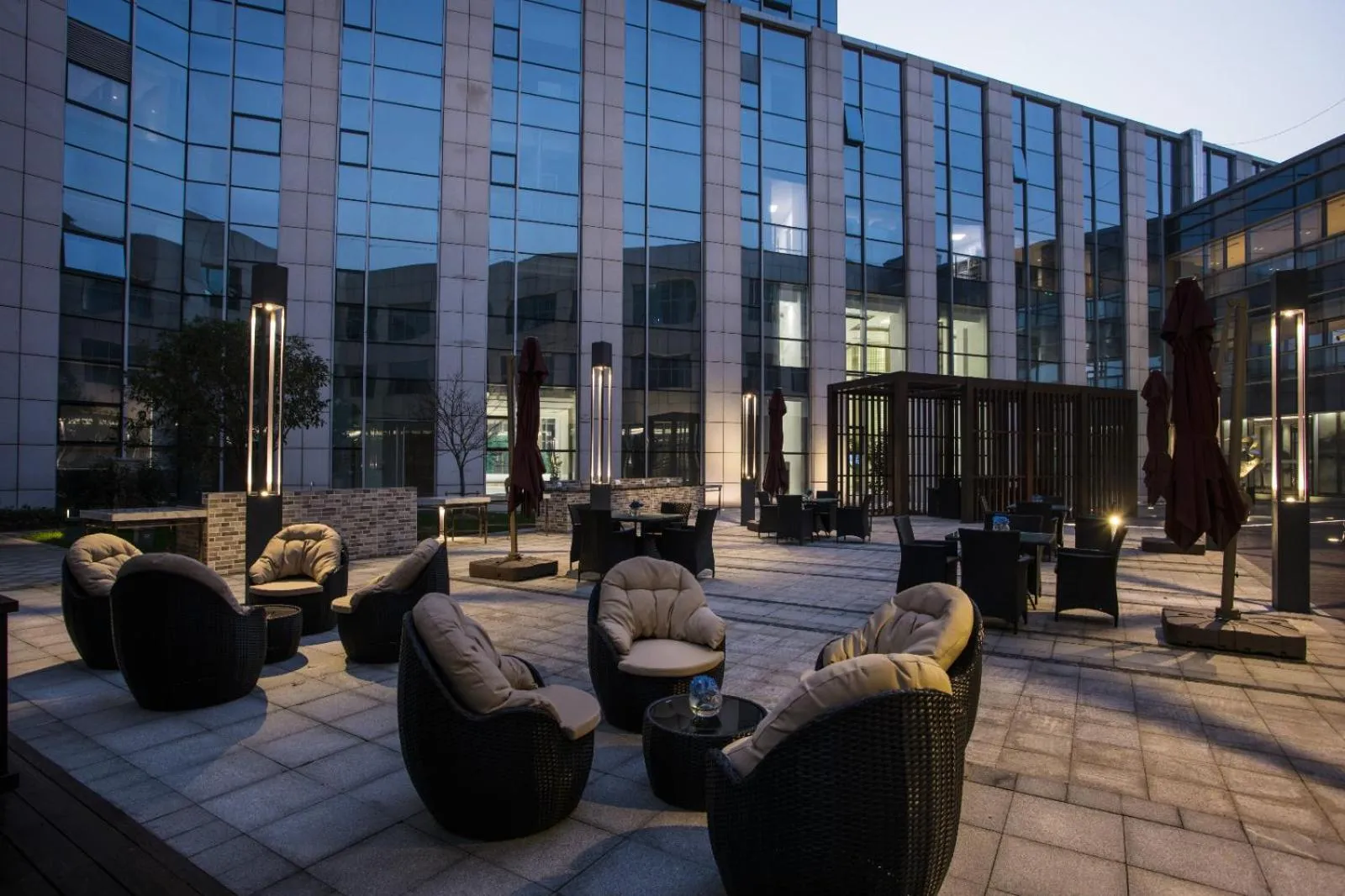 Seating area in Radisson Suzhou
