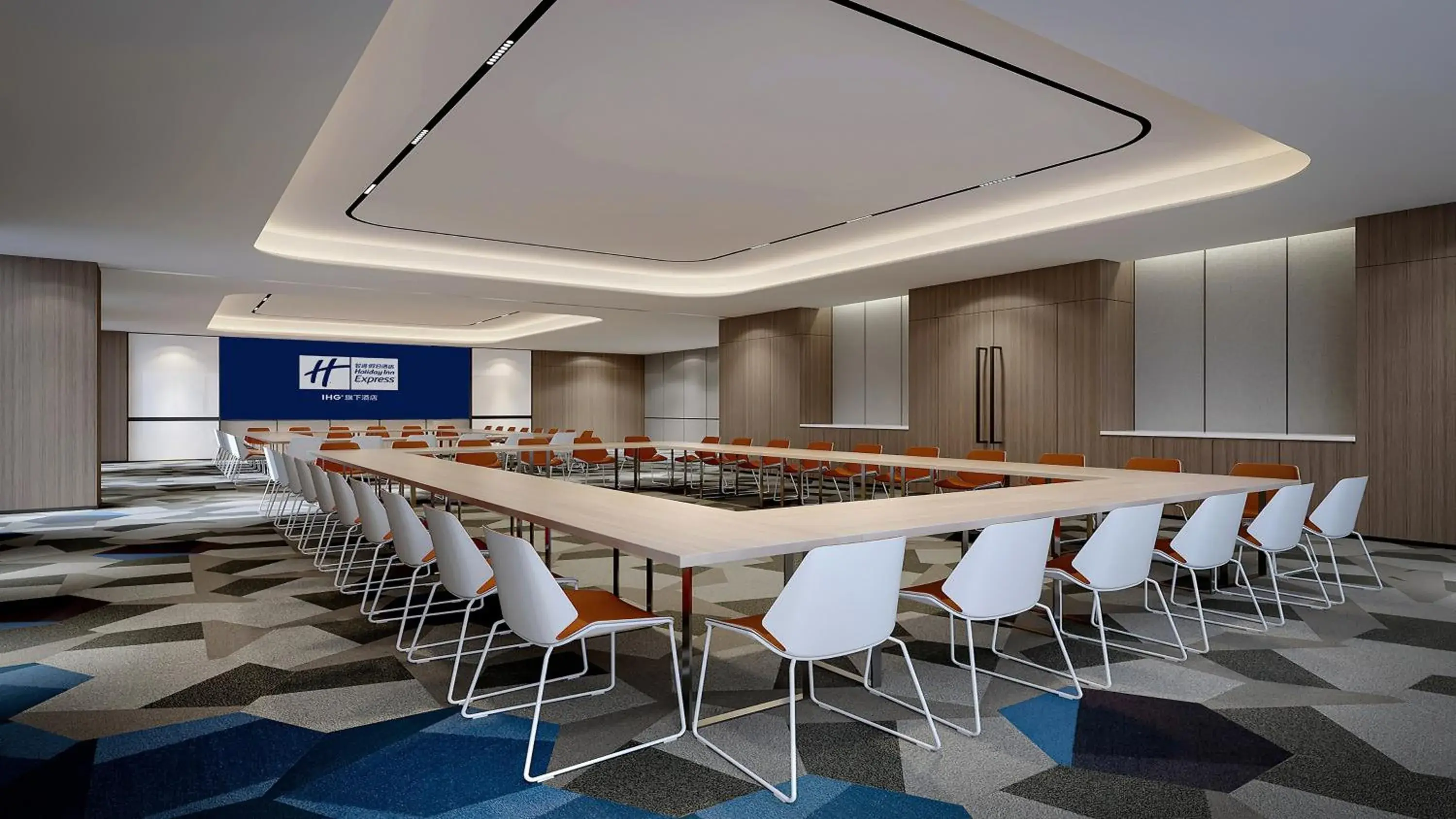 Meeting/conference room in Holiday Inn Express Suzhou Bay, an IHG Hotel