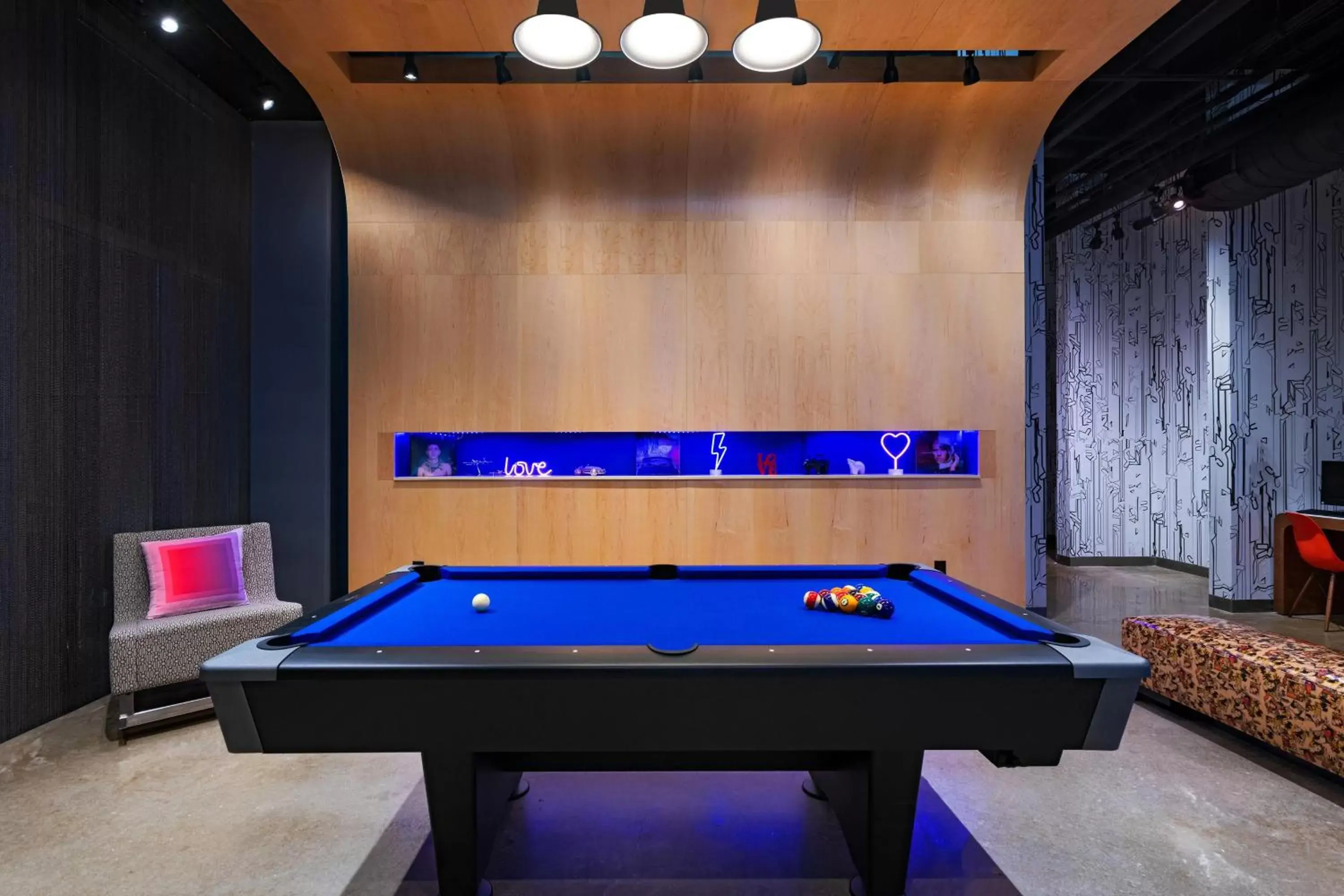 Lobby or reception, Billiards in Aloft Waco Baylor