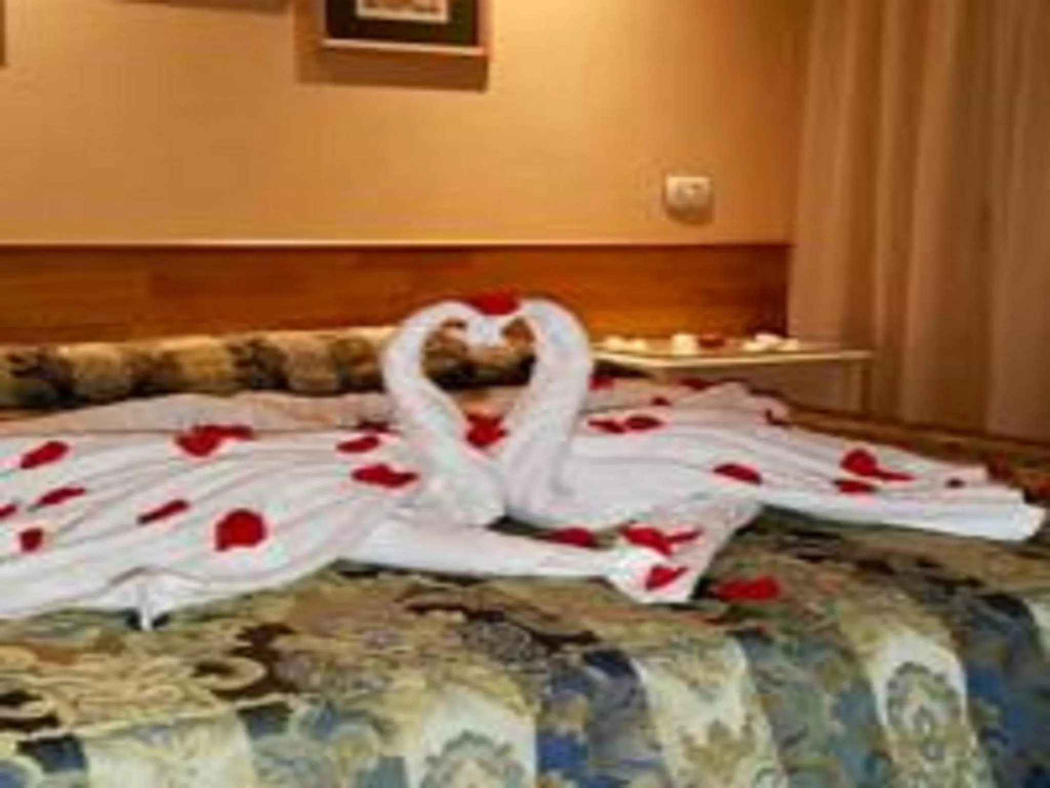 Decorative detail, Bed in Hotel Concordia