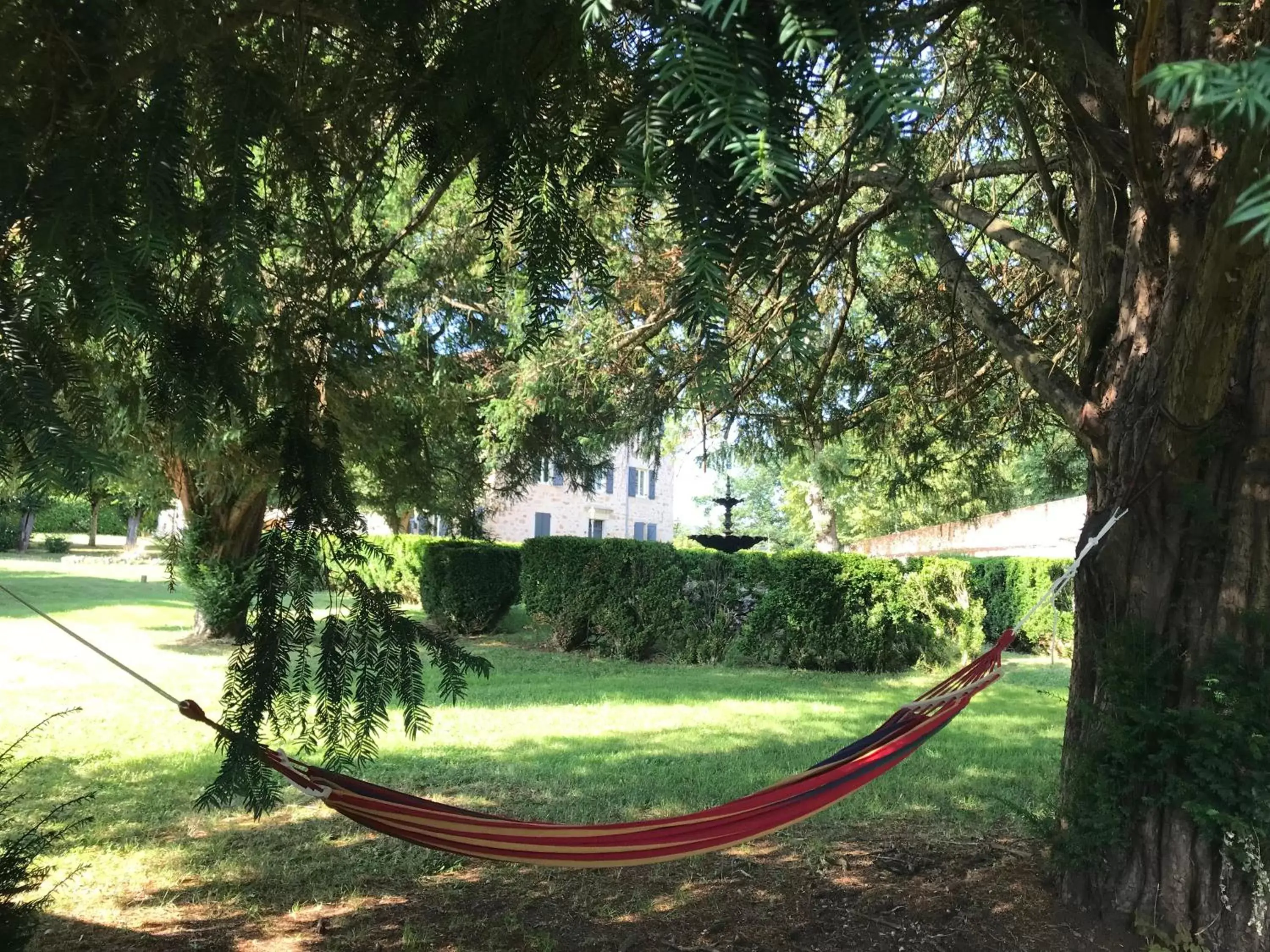 Garden in Château de Bataillé