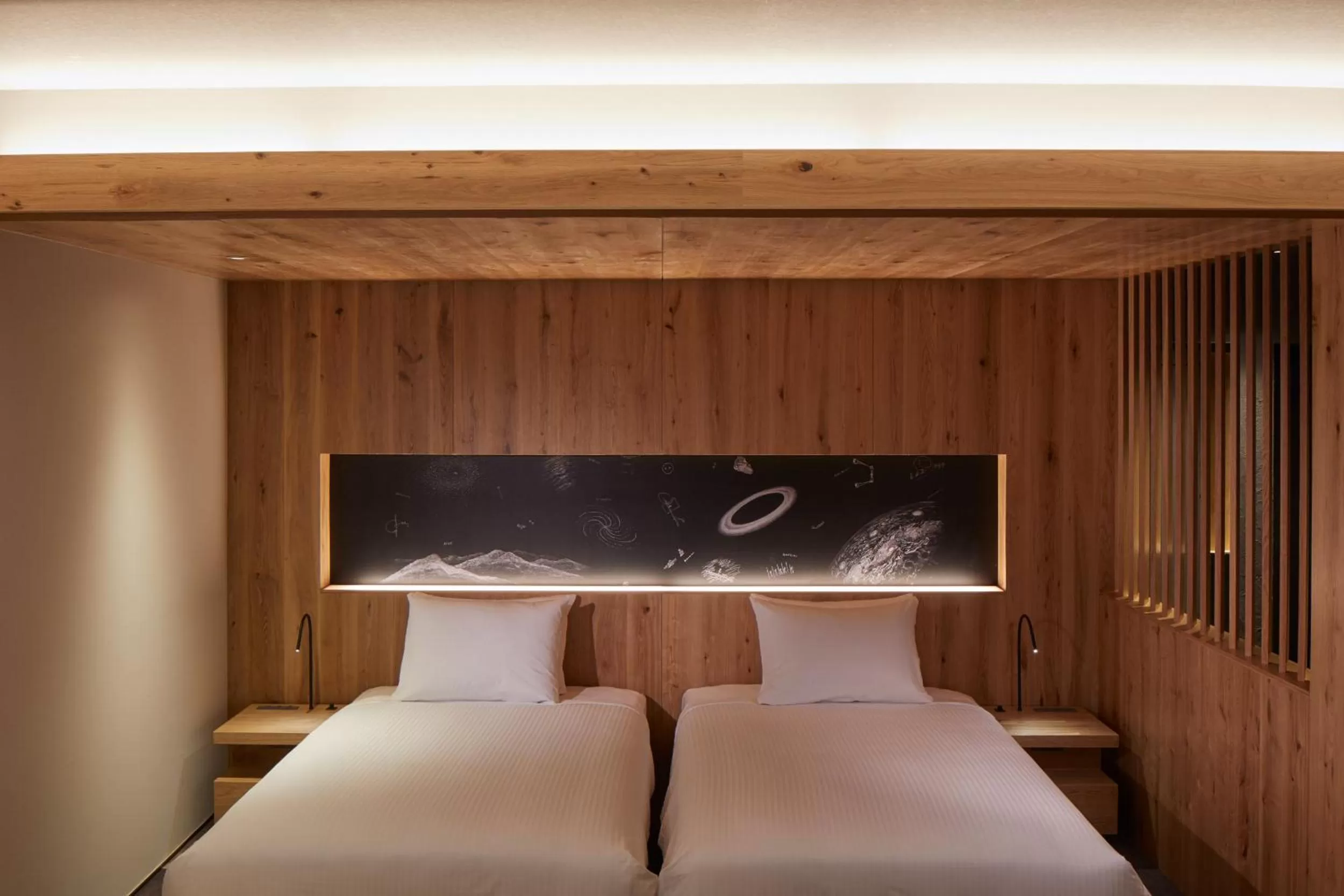 Bed in SEKIYA RESORT Galleria Midobaru