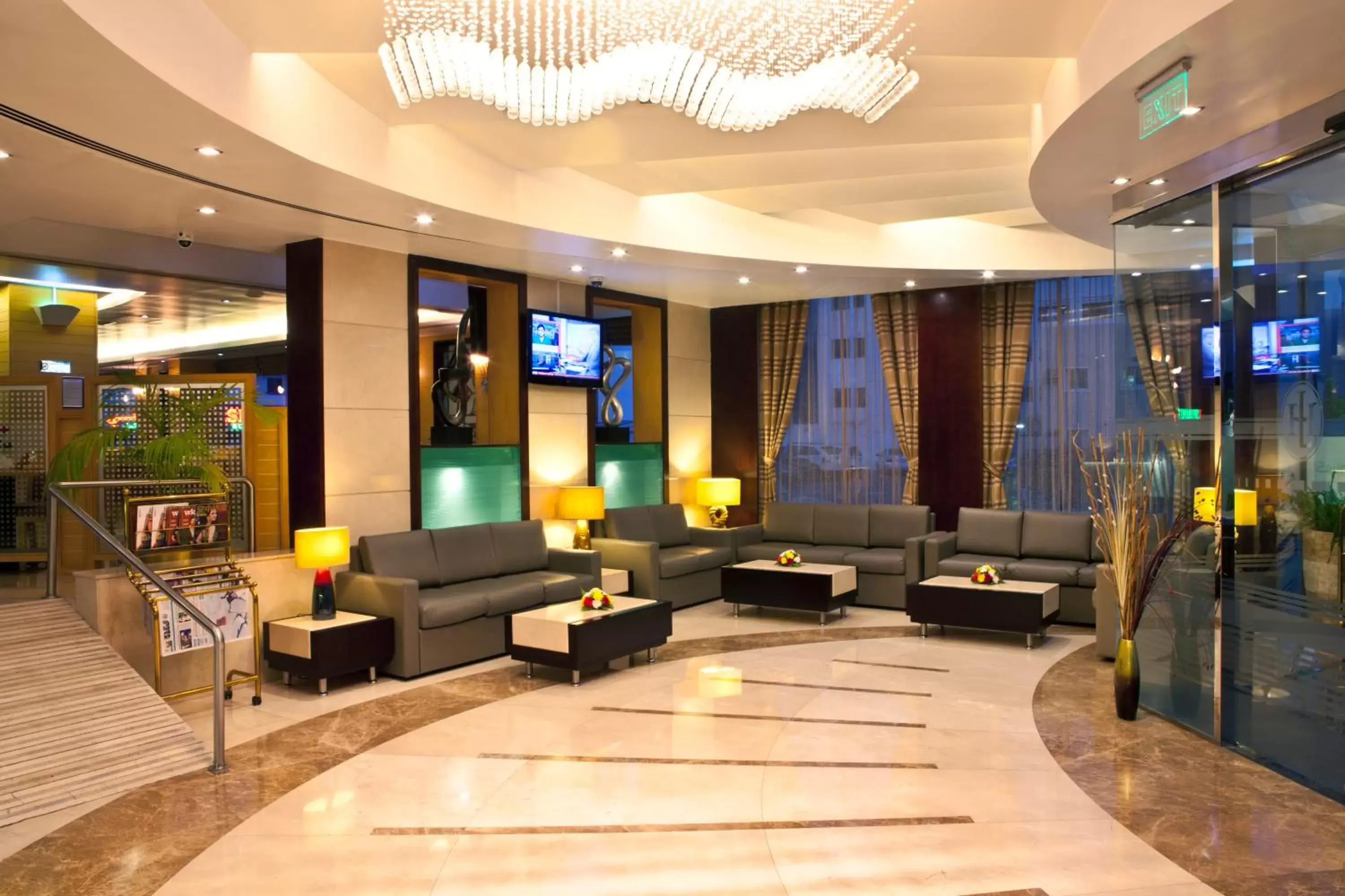 Lobby or reception, Lobby/Reception in Landmark Riqqa Hotel