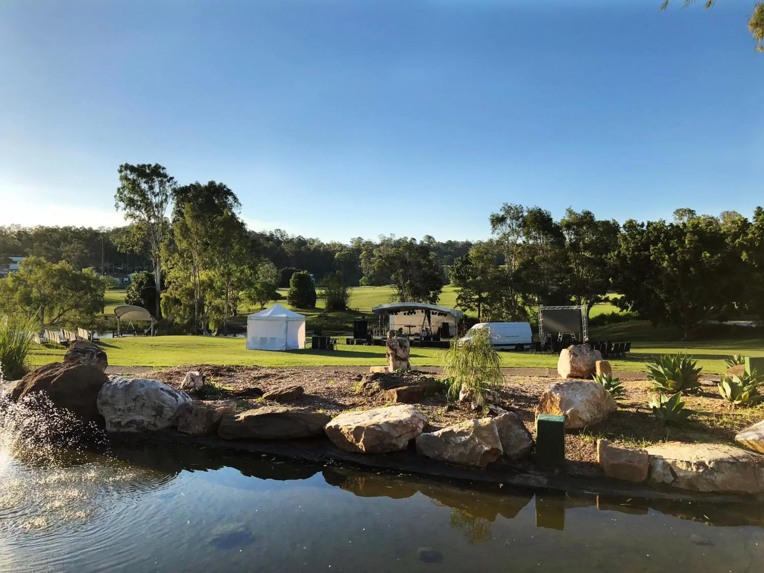 Garden view in The Kooralbyn Valley