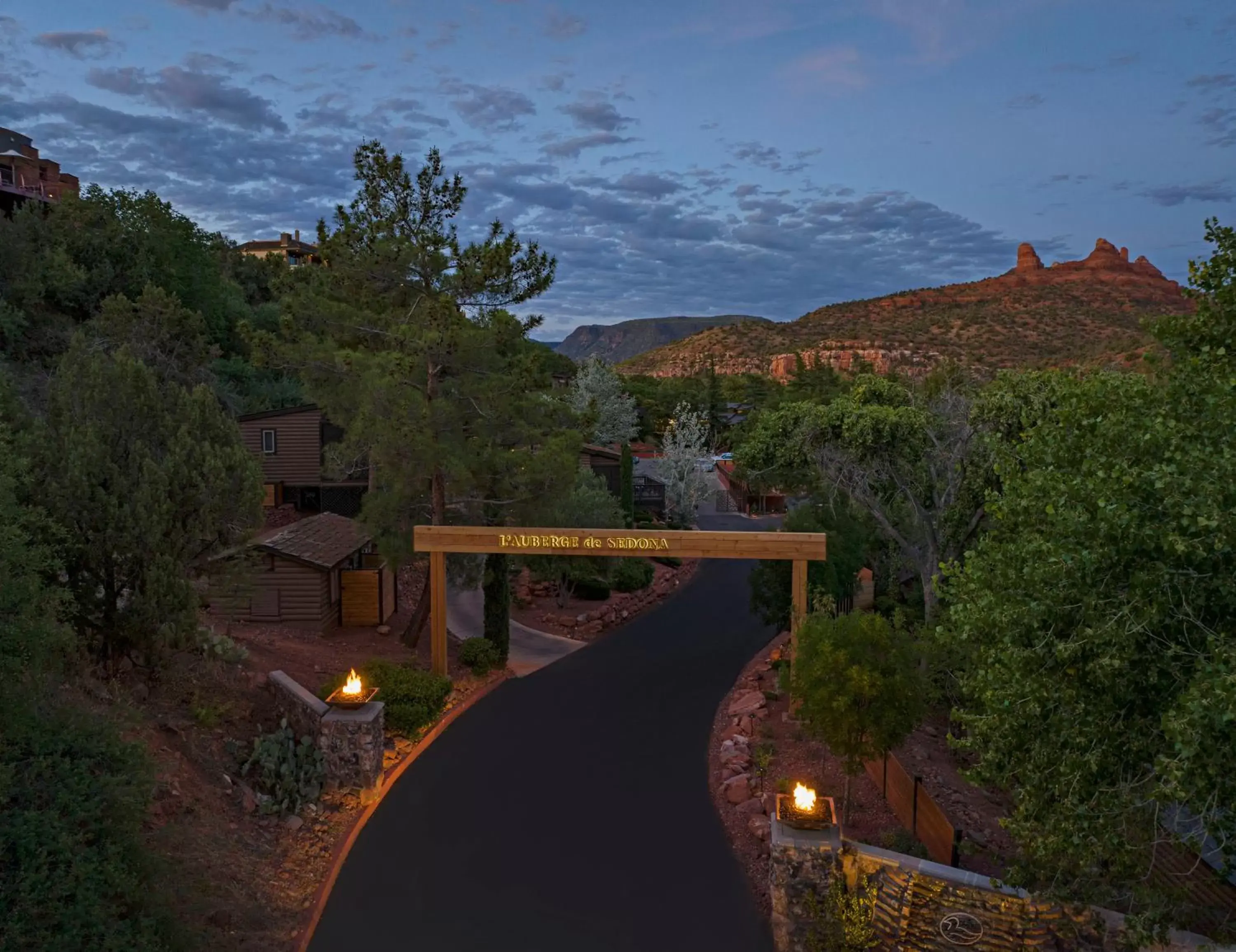 View (from property/room), Bird's-eye View in L'Auberge De Sedona