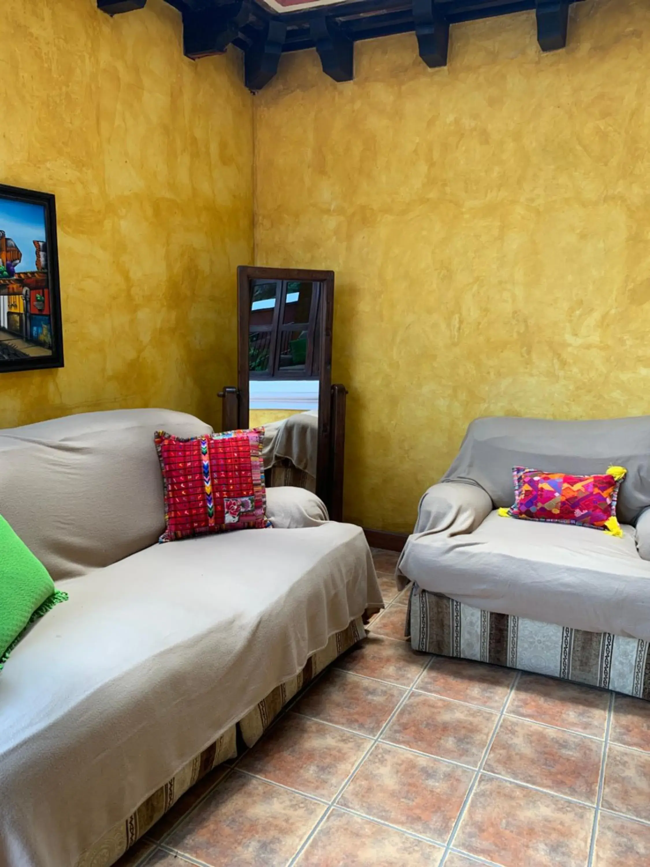 Seating area, Bed in Casa El Conquistador