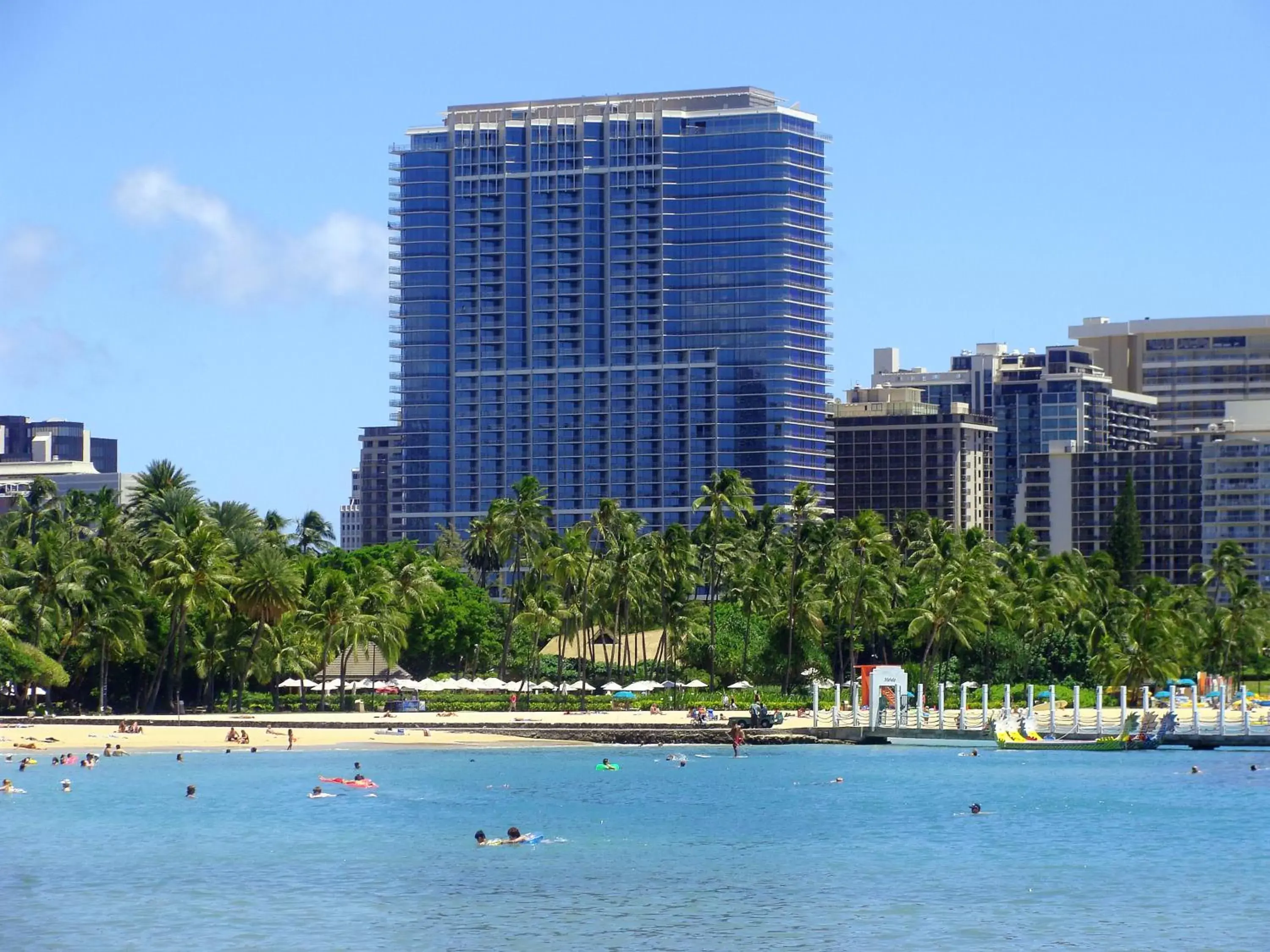 Property building in Trump International Hotel Waikiki