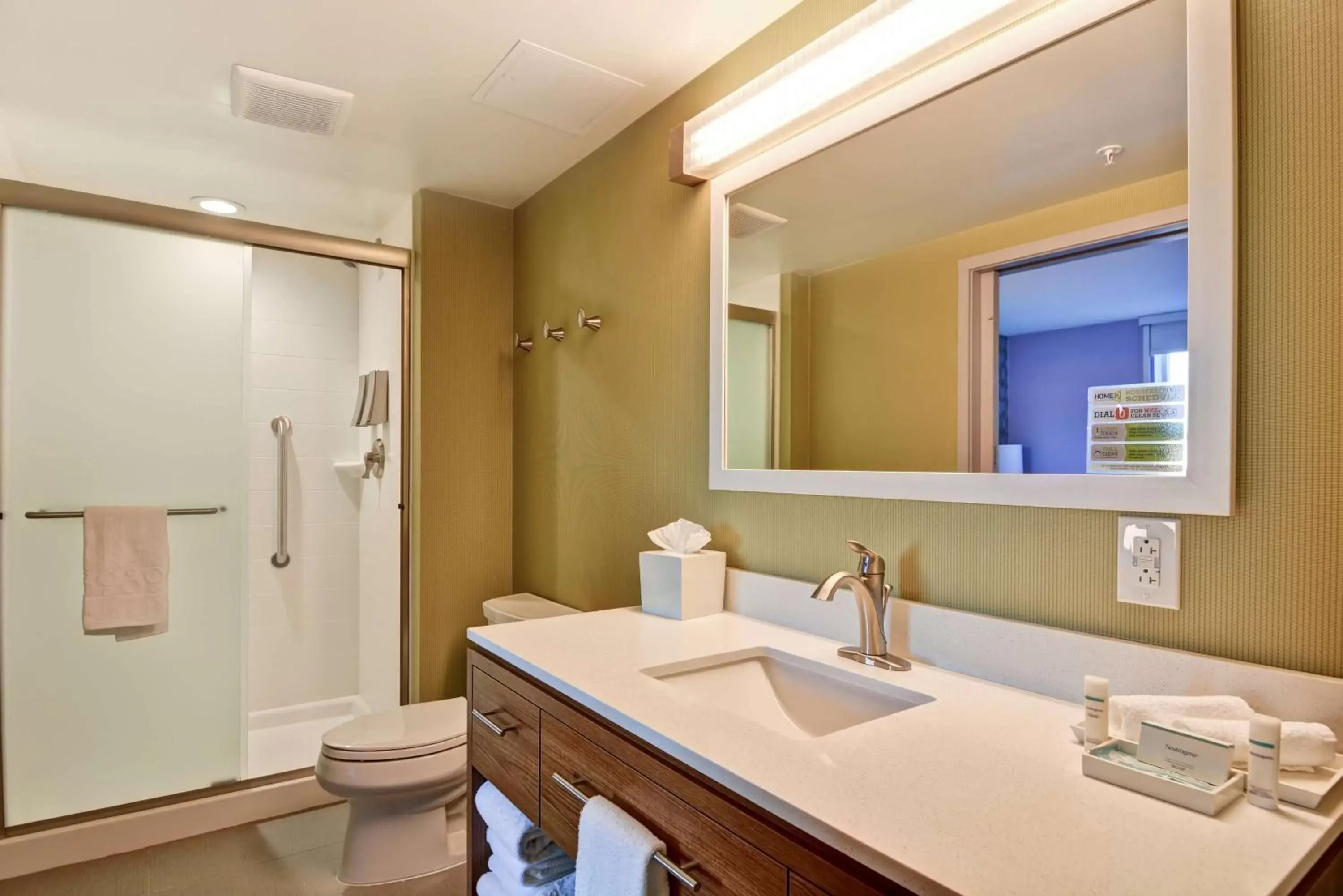 Bathroom in Home2 Suites By Hilton Winston-Salem Hanes Mall