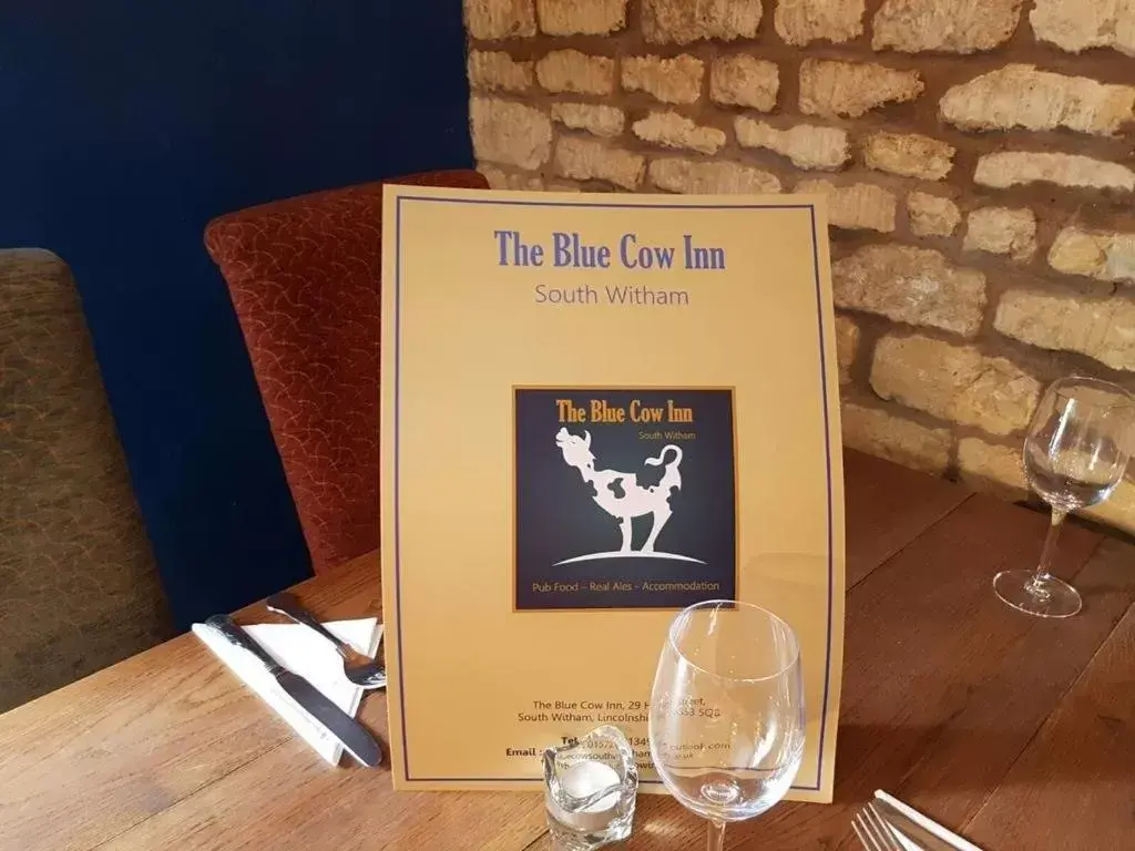 Dining area in The Blue Cow