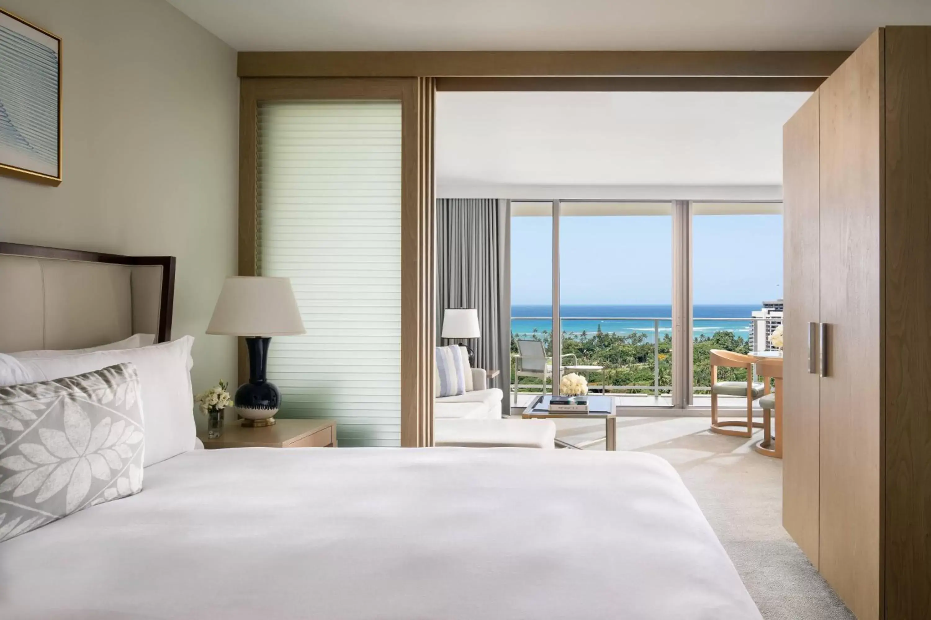 Photo of the whole room, Sea View in The Ritz-Carlton Residences, Waikiki Beach Hotel