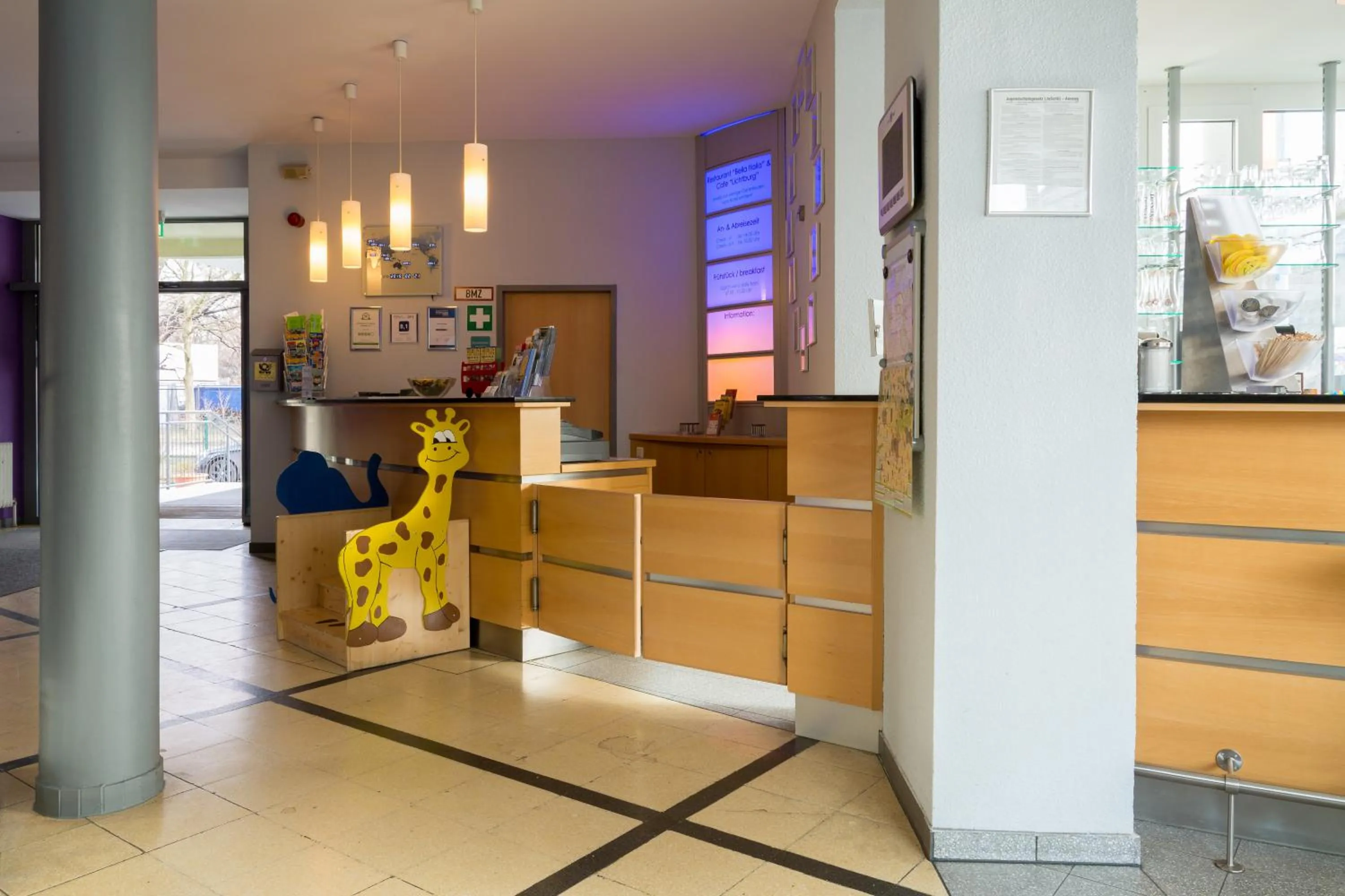 Lobby or reception in Familienhotel Citylight