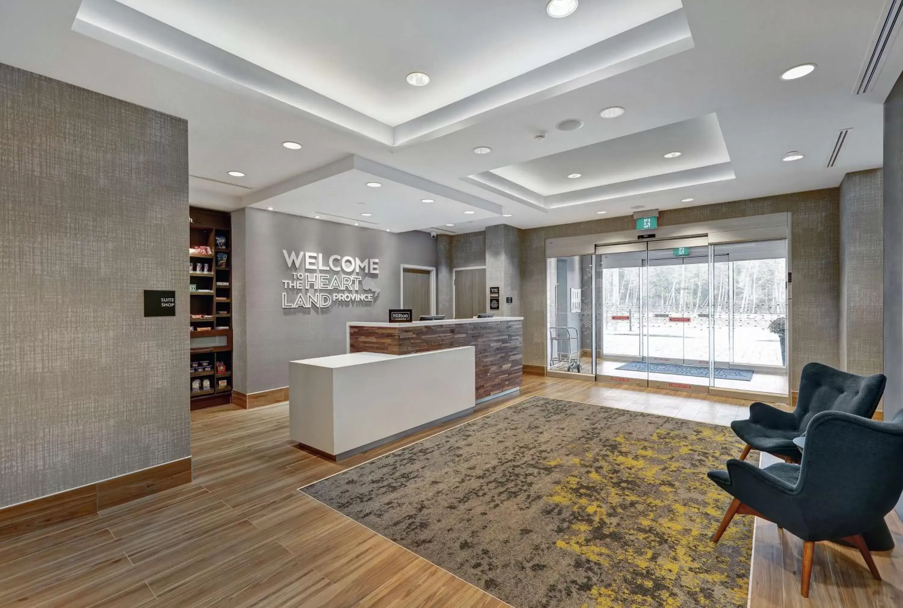Lobby or reception in Hampton Inn Peterborough Lobby or reception in Hampton Inn Peterborough