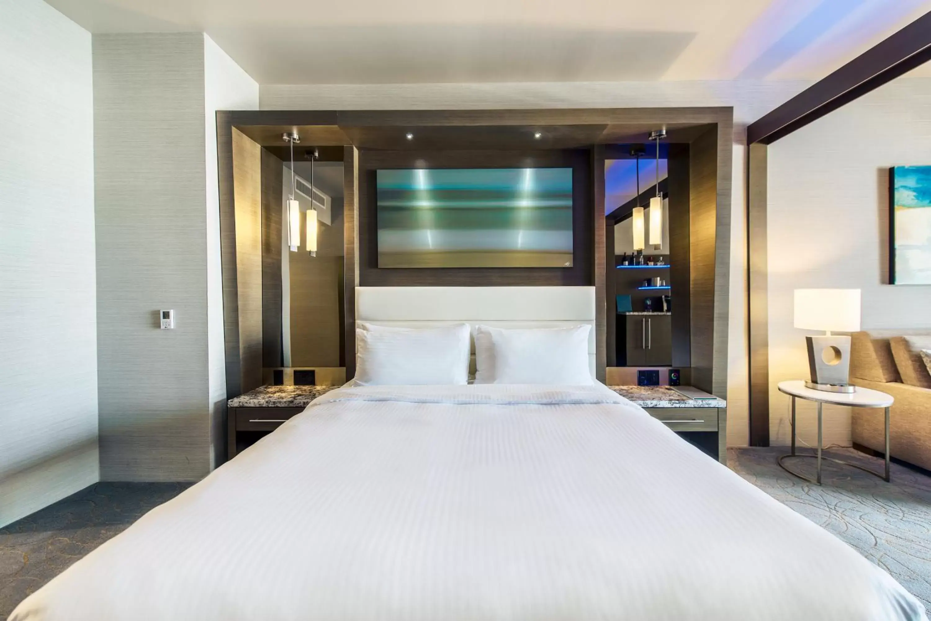 Bed in Shade Hotel Redondo Beach