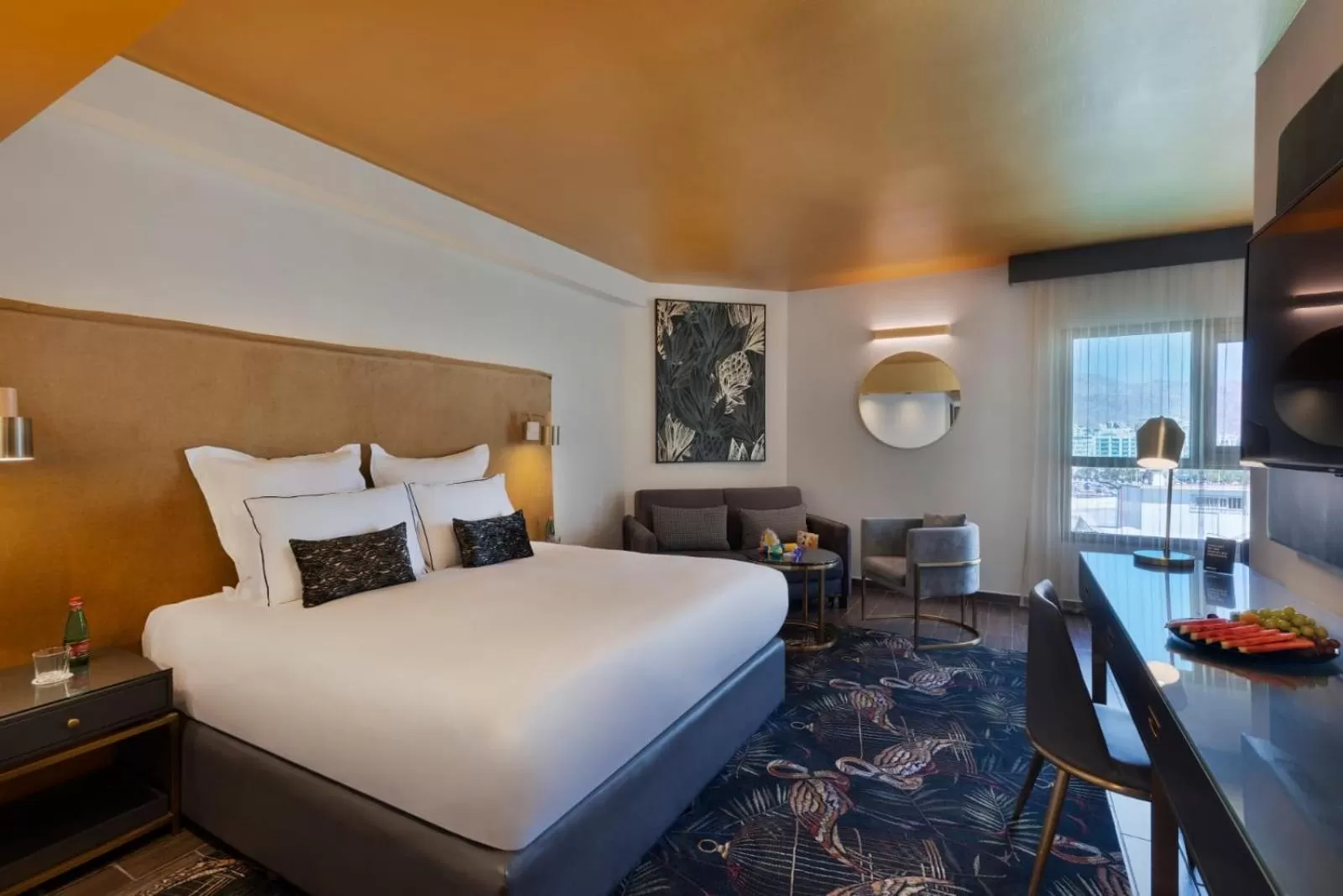 TV and multimedia, Bed in Brown Lighthouse Eilat, a member of Brown Hotels