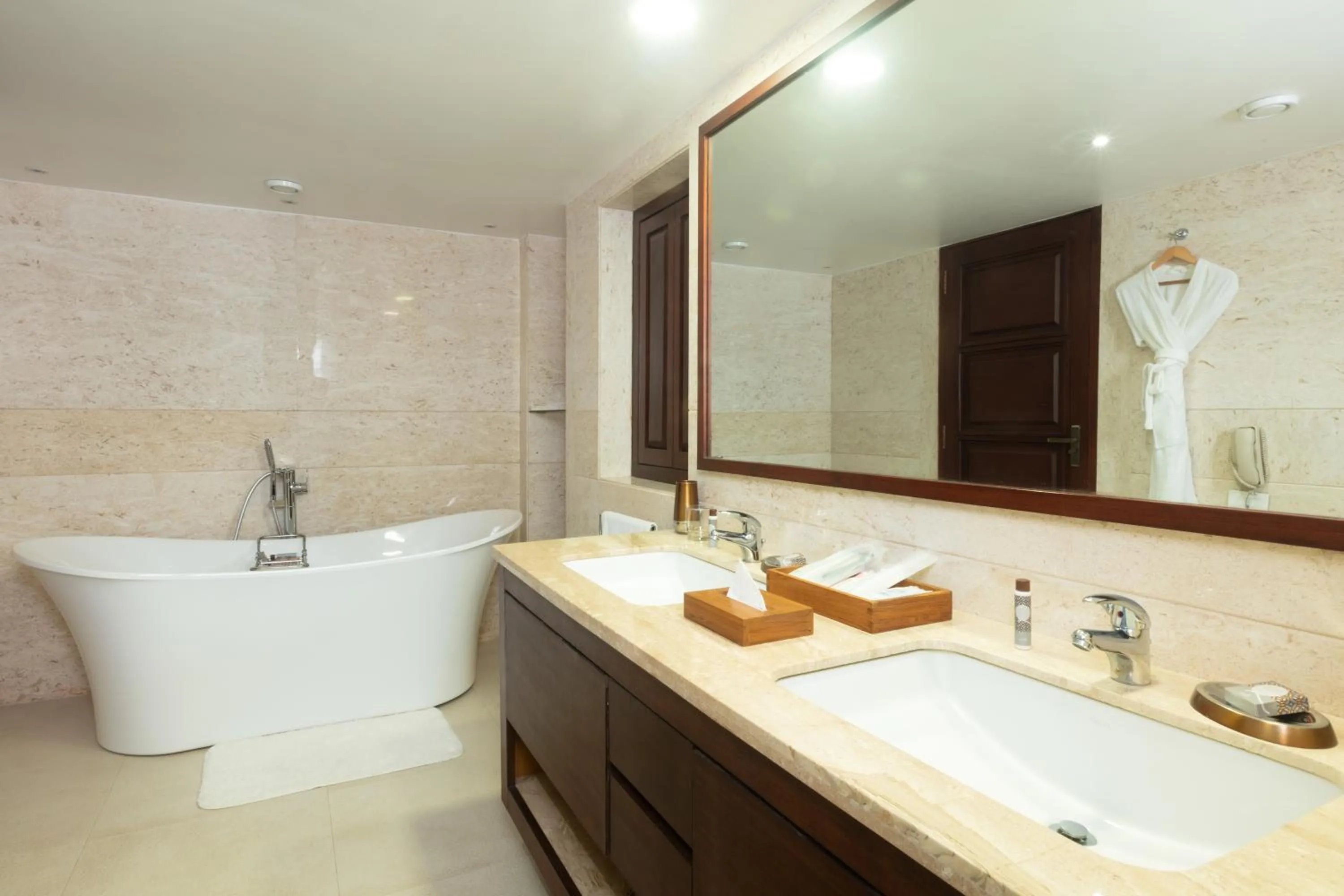 Bathroom in Taj Cidade de Goa Heritage, Goa