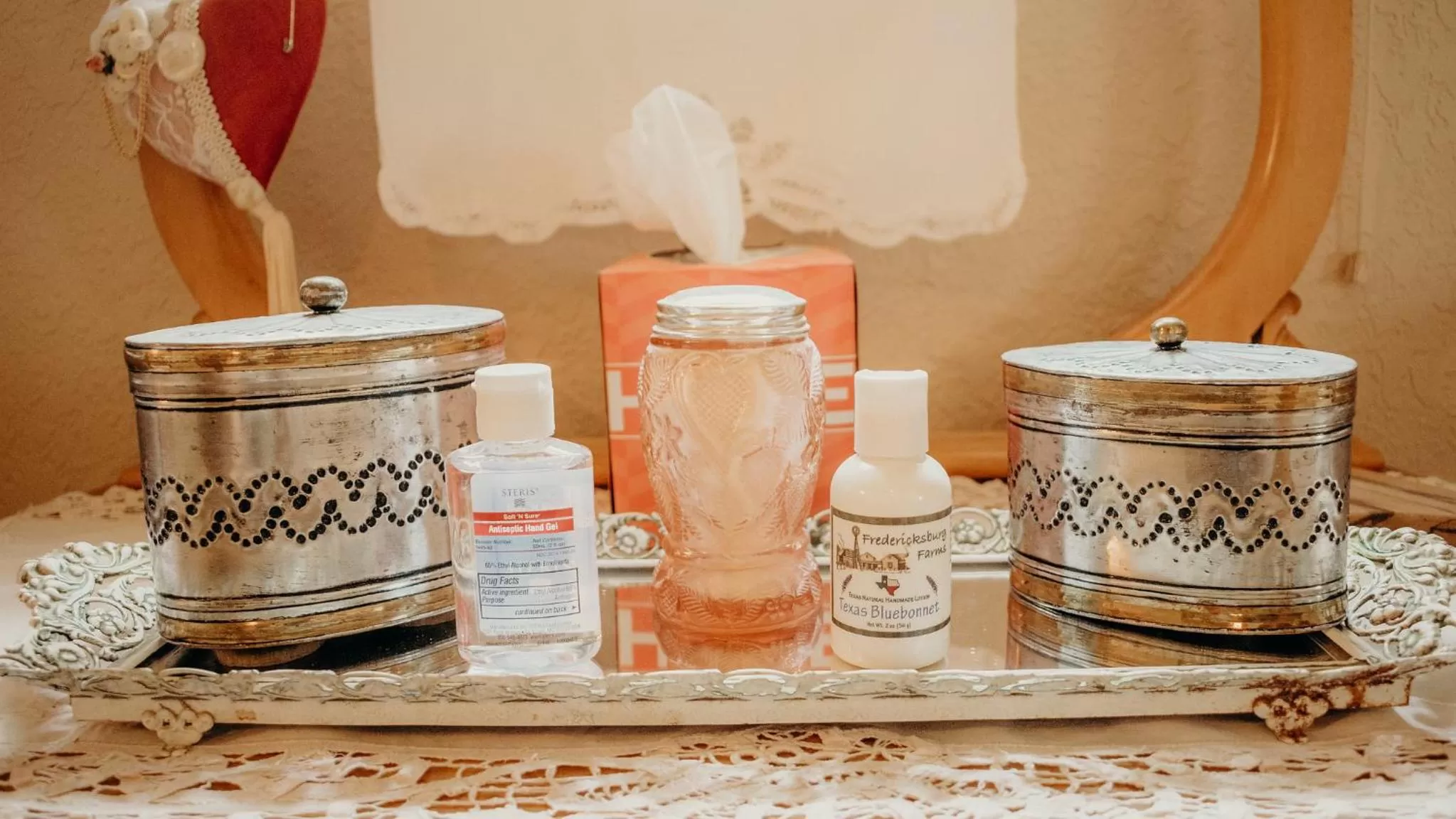 Decorative detail in Casa del Rio Bed and Breakfast