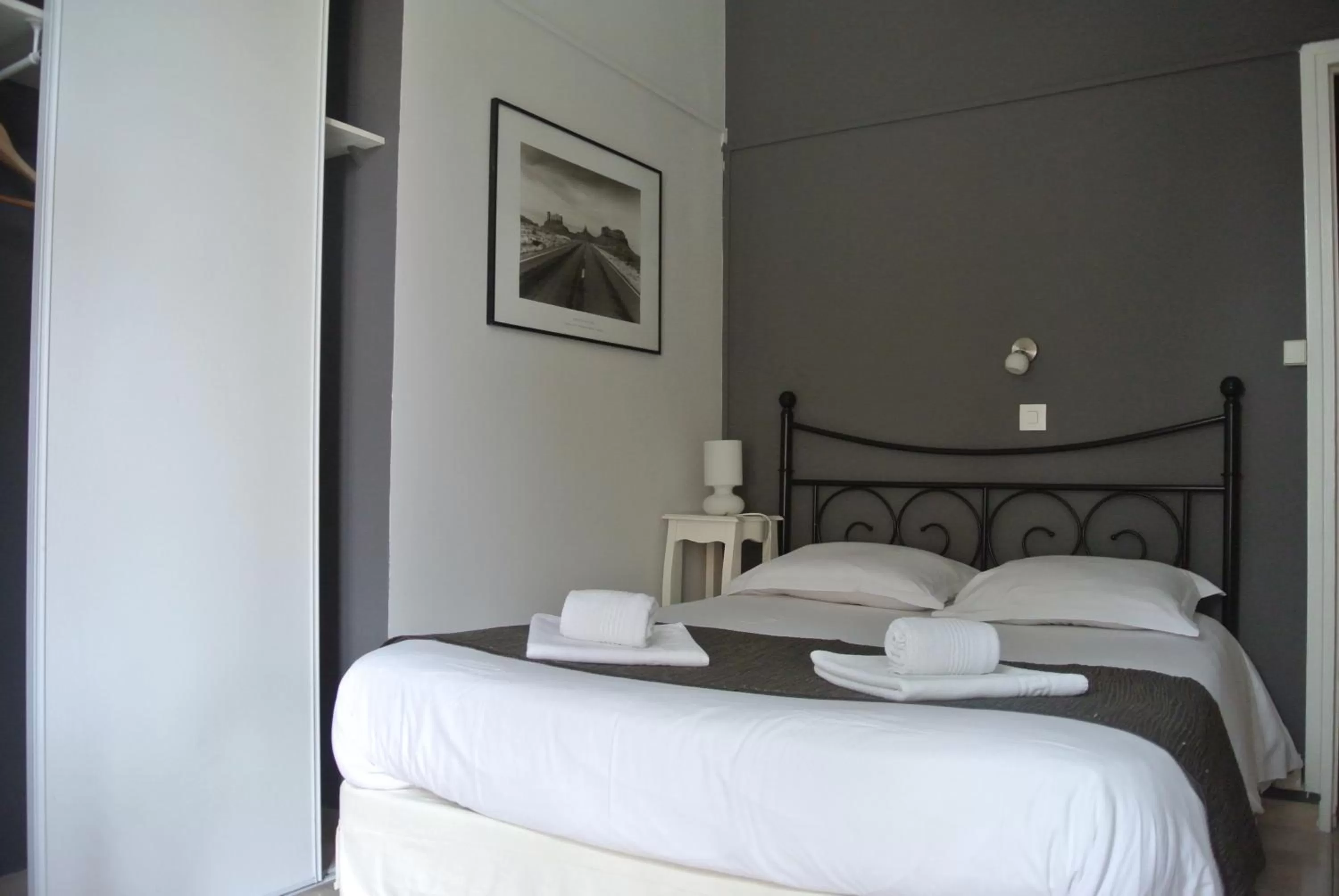 Bedroom, Bed in Hotel Danemark