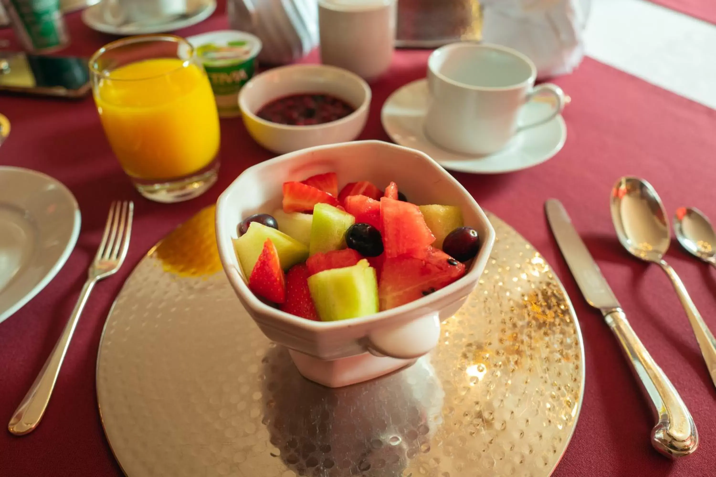 Continental breakfast in Grosvenor Villa