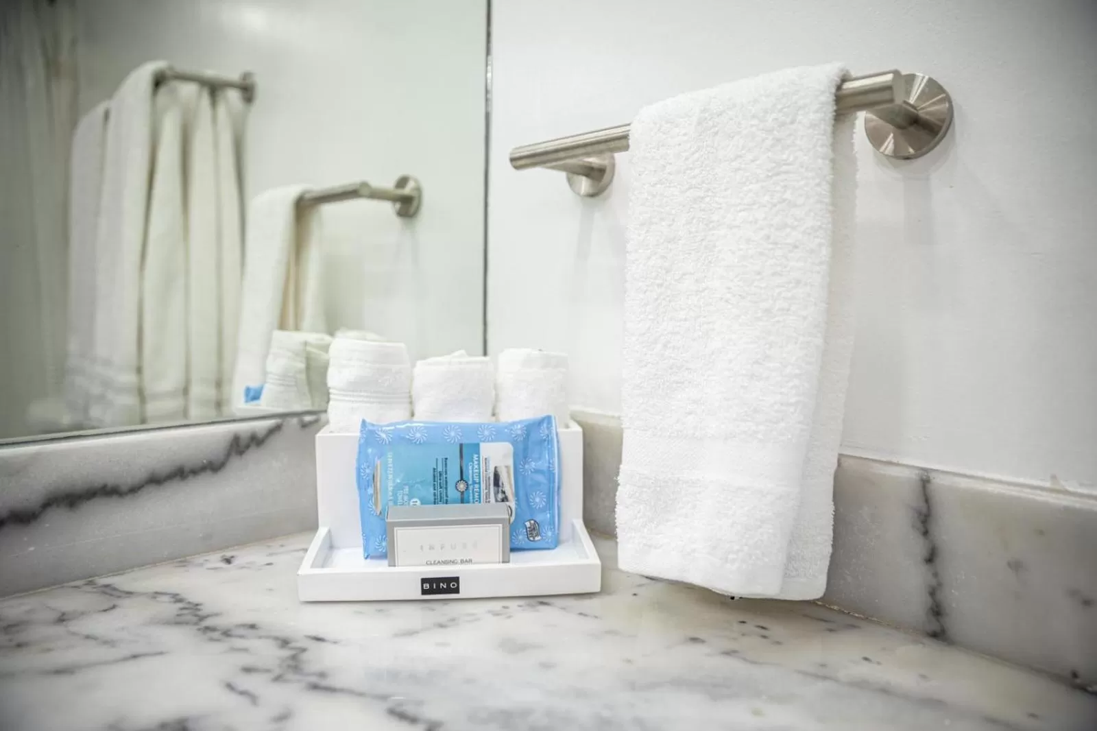 Bathroom in Modern and Luxurious Brickell Studio
