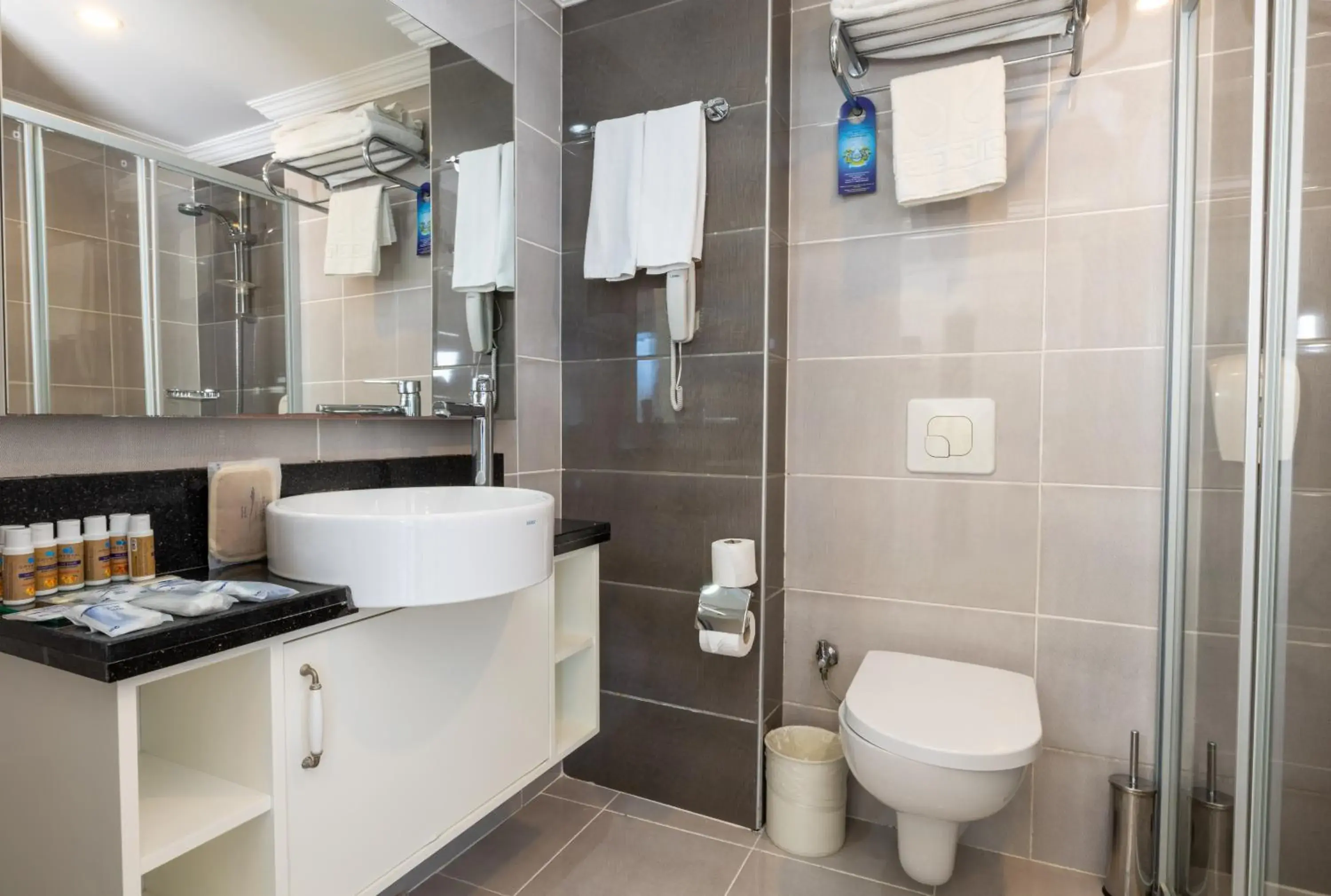 Property building, Bathroom in Crystal Aura Beach Resort & Spa