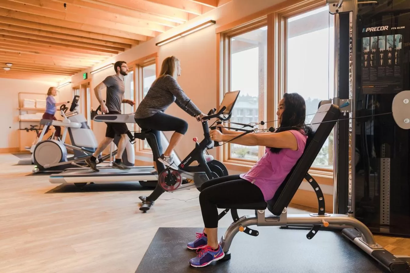 Fitness centre/facilities in Headlands Coastal Lodge & Spa
