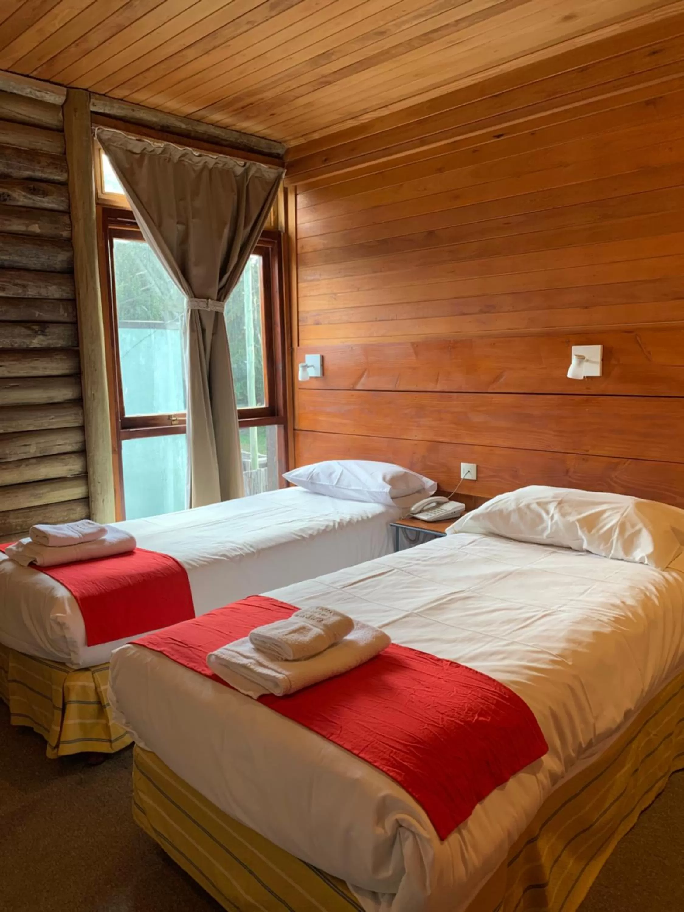 Bed in Hosteria Posta de los Colonos