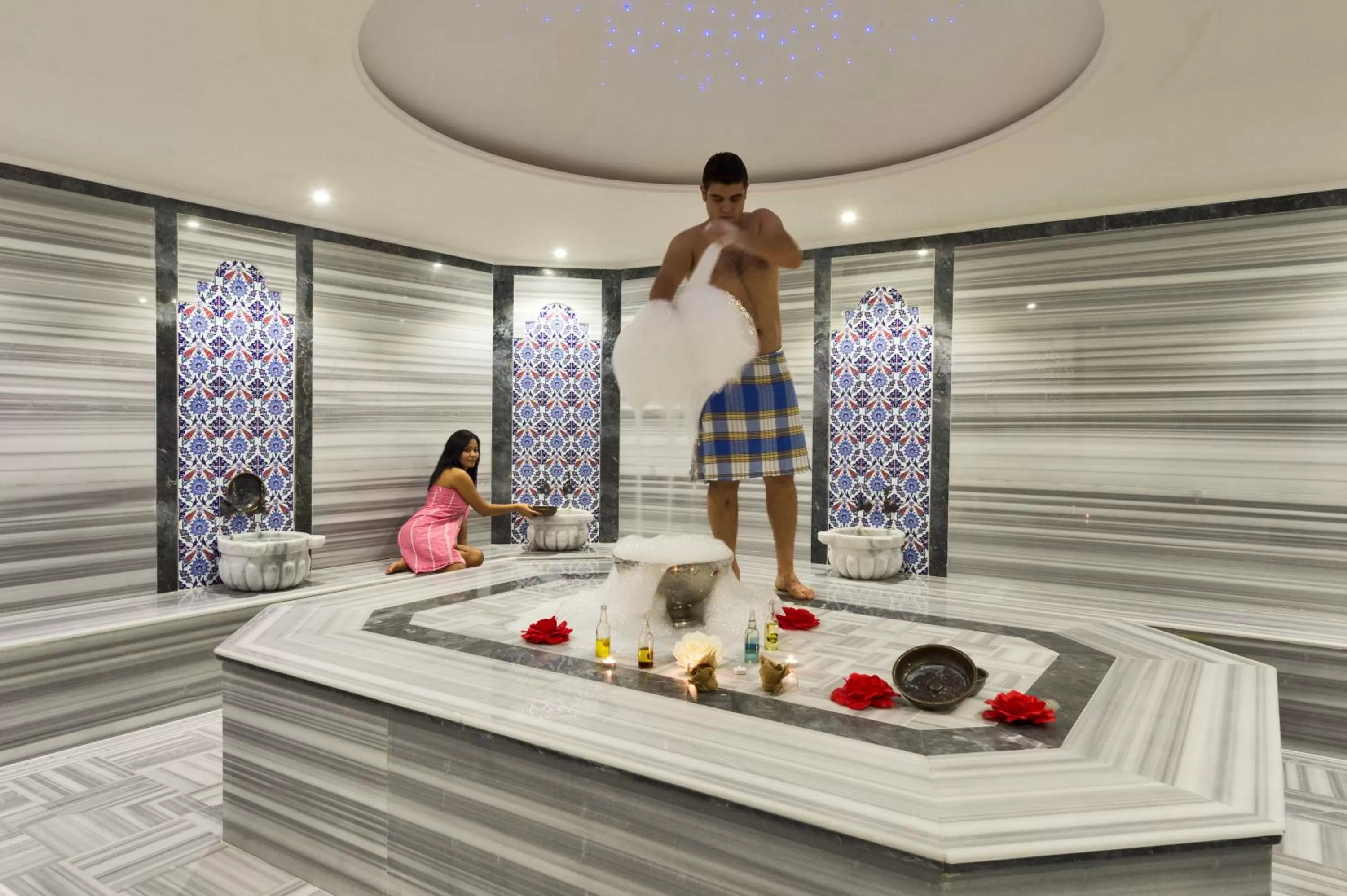Steam room in Dencity Hotels & Spa