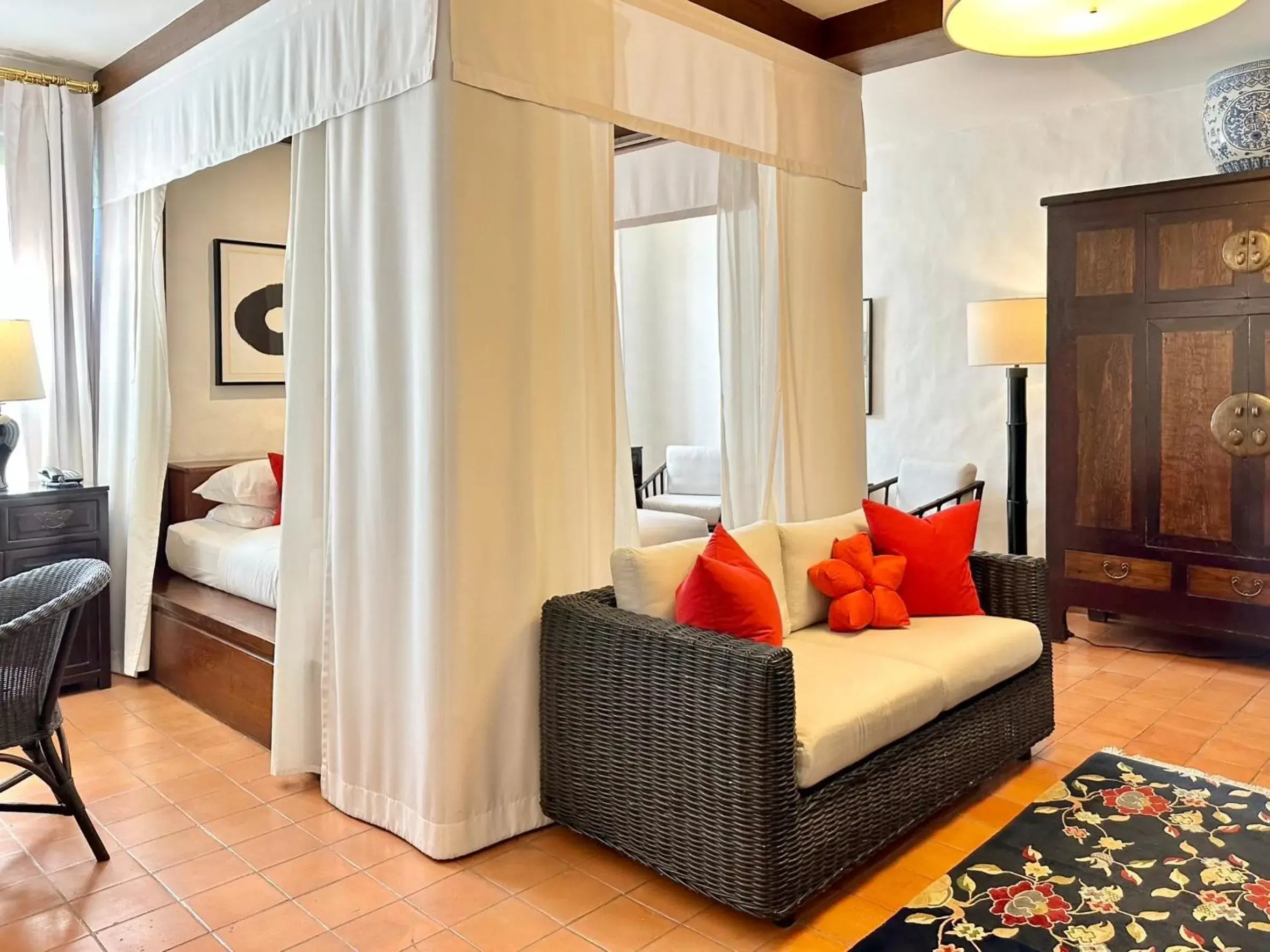 Bedroom, Seating Area in Rachamankha Hotel