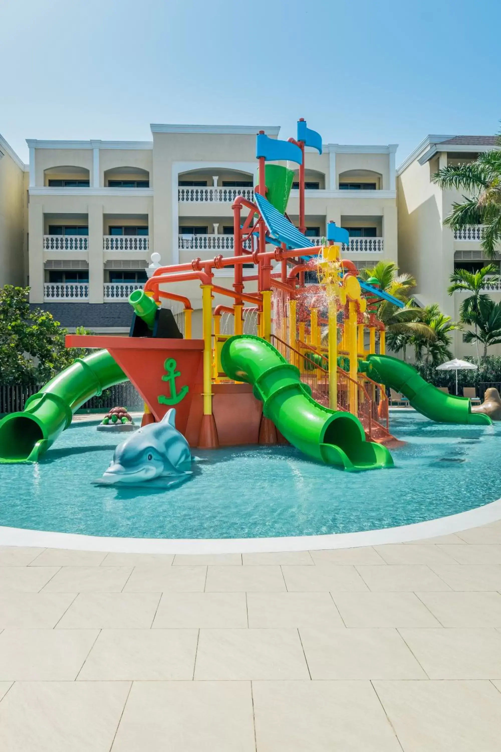 Children play ground, Water Park in Iberostar Rose Hall Beach