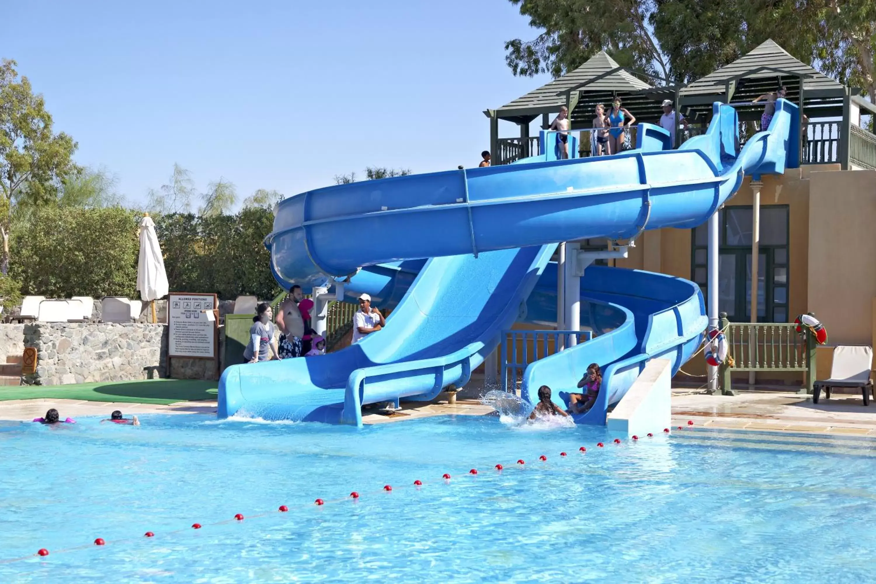 Aqua park, Water Park in The Three Corners Rihana Resort El Gouna