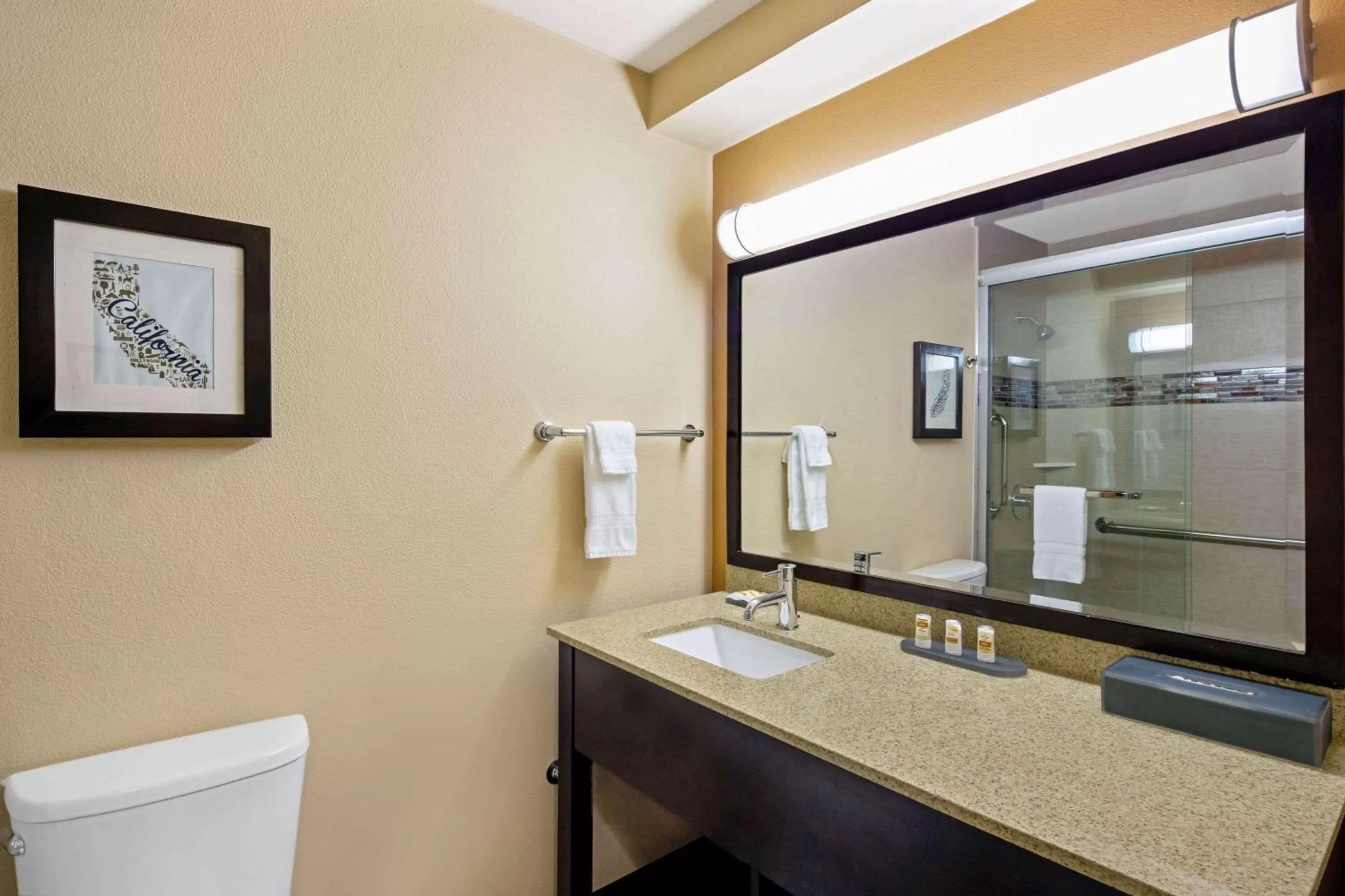 Bathroom in La Quinta Inn by Wyndham Berkeley