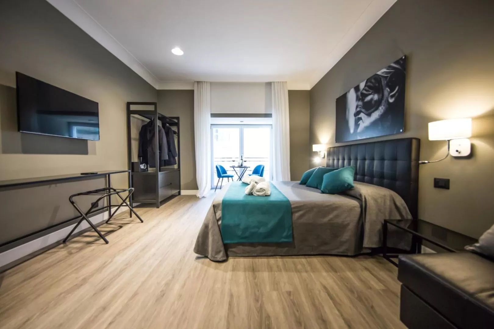 Bedroom, Bed in B&B Art House