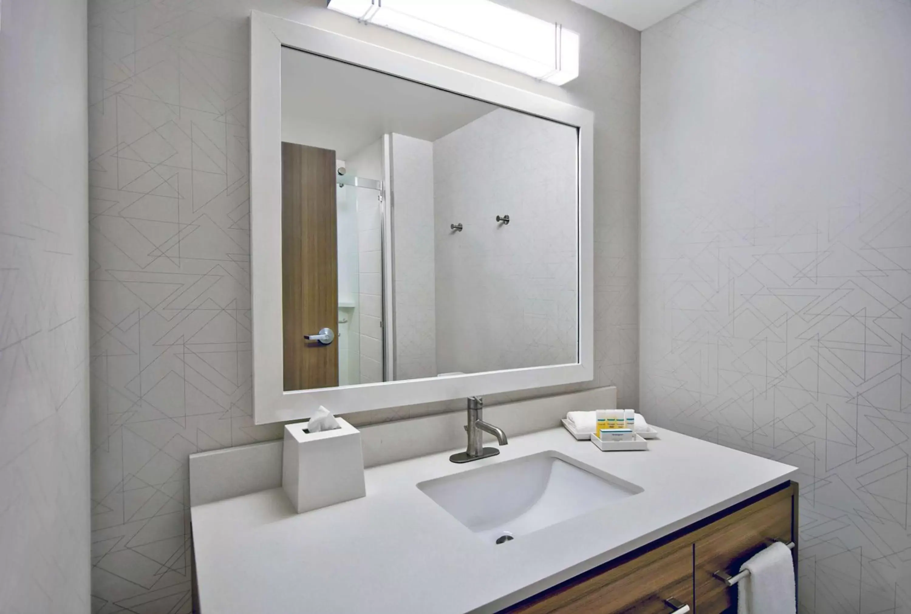 Bathroom in Home2 Suites By Hilton Whitestown Indianapolis Nw