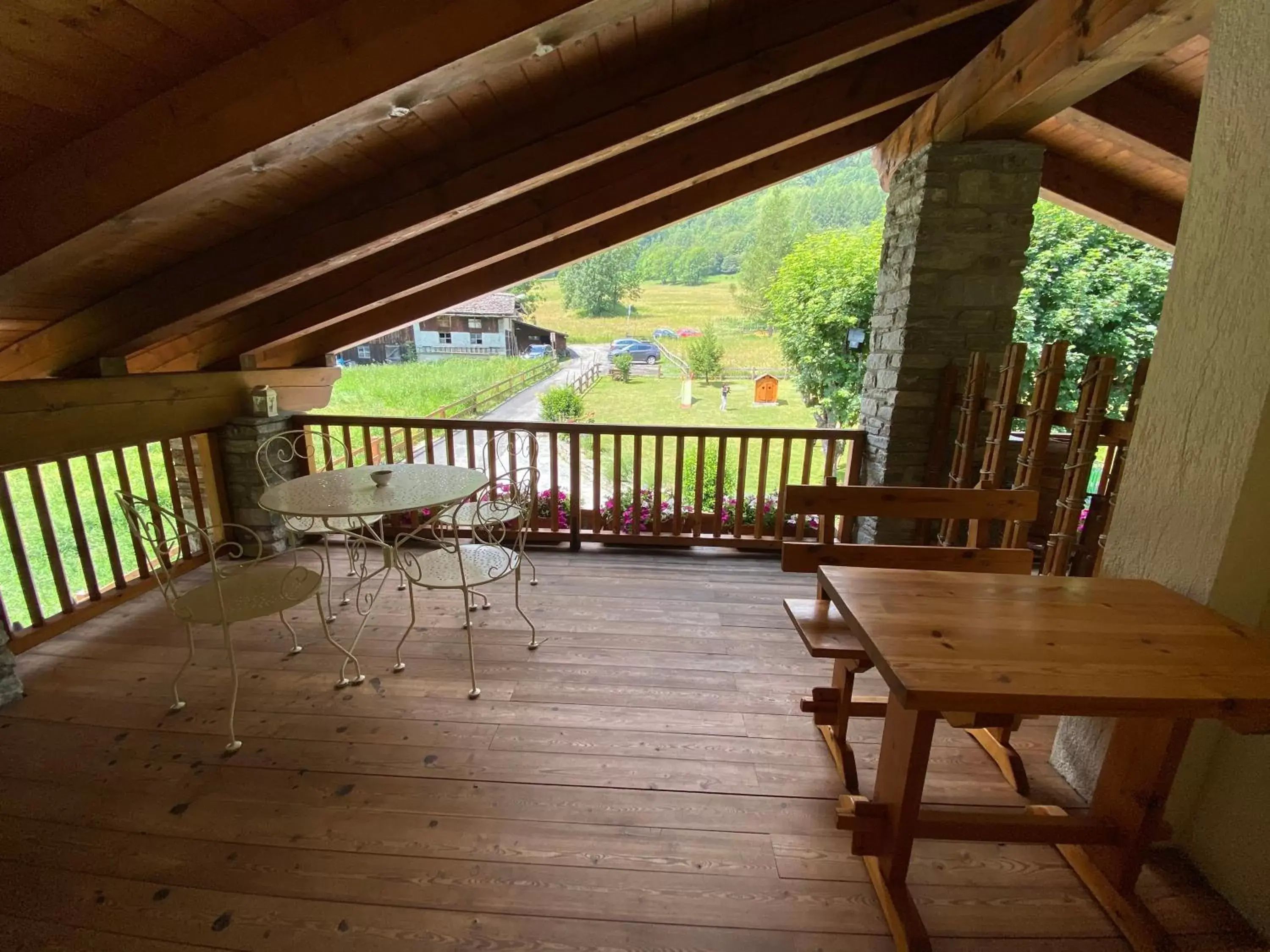 Balcony/Terrace in Hotel Lo Campagnar