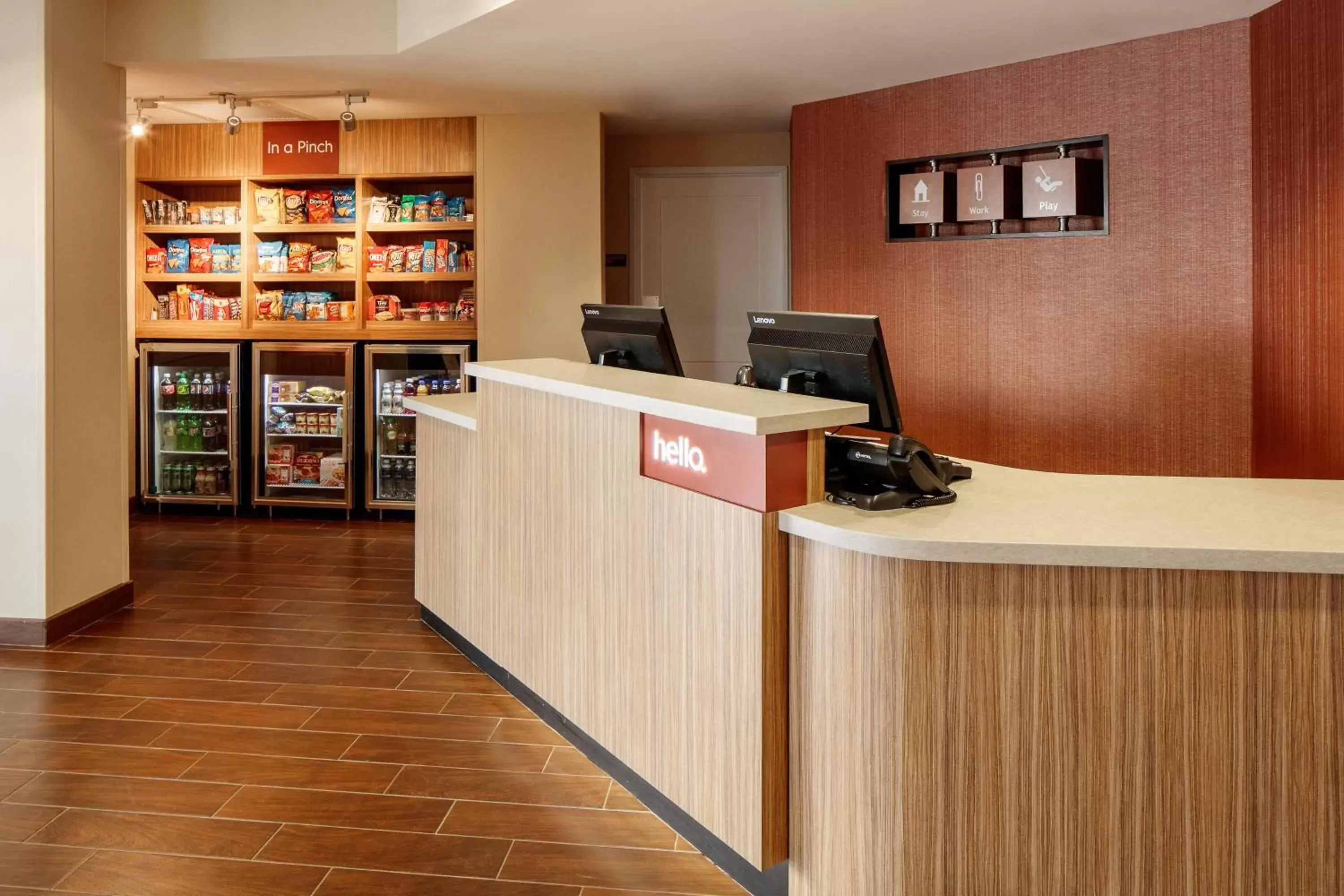 Lobby or reception, Lobby/Reception in TownePlace Suites by Marriott Kansas City Airport