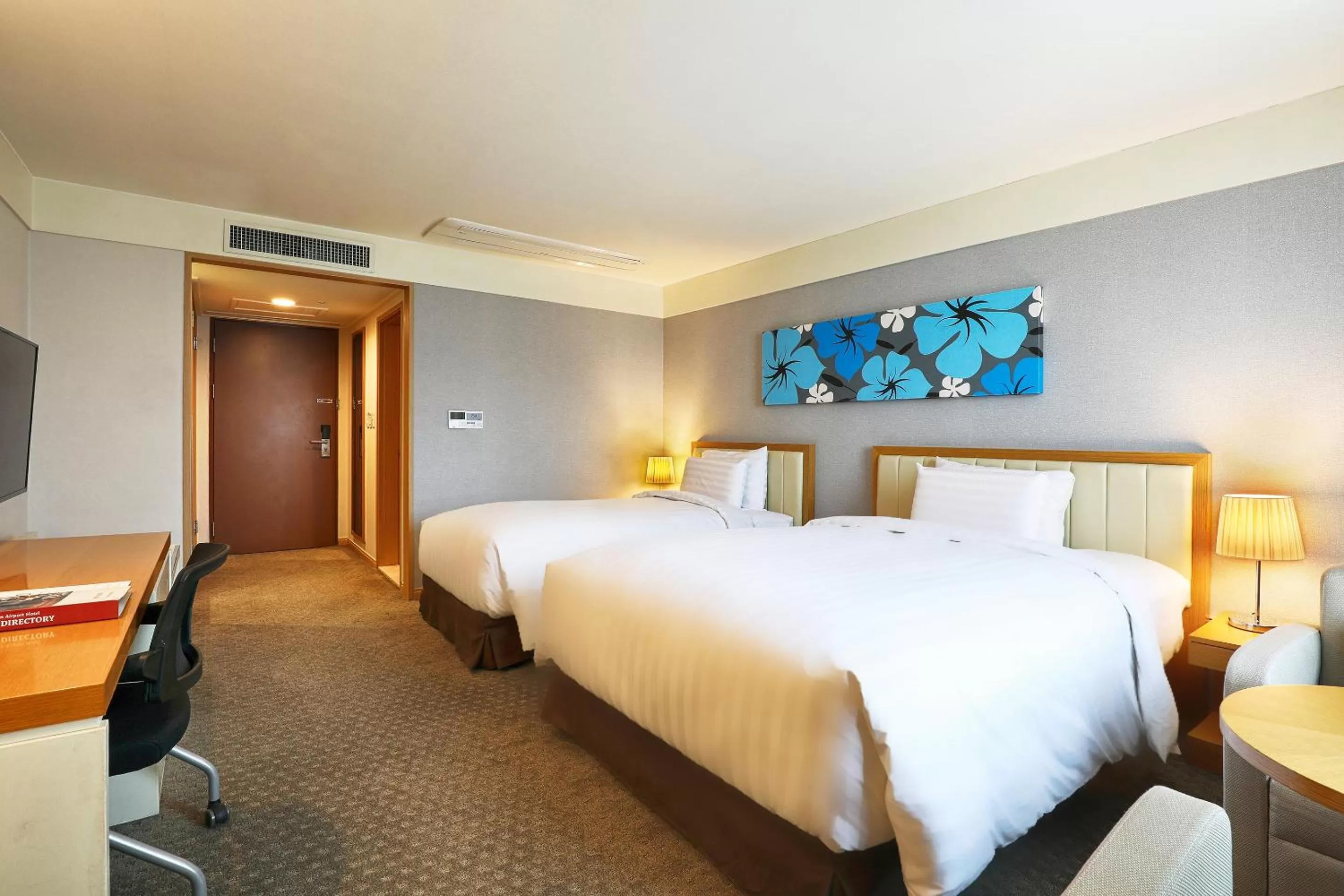 Bed in Best Western Premier Incheon Airport Hotel