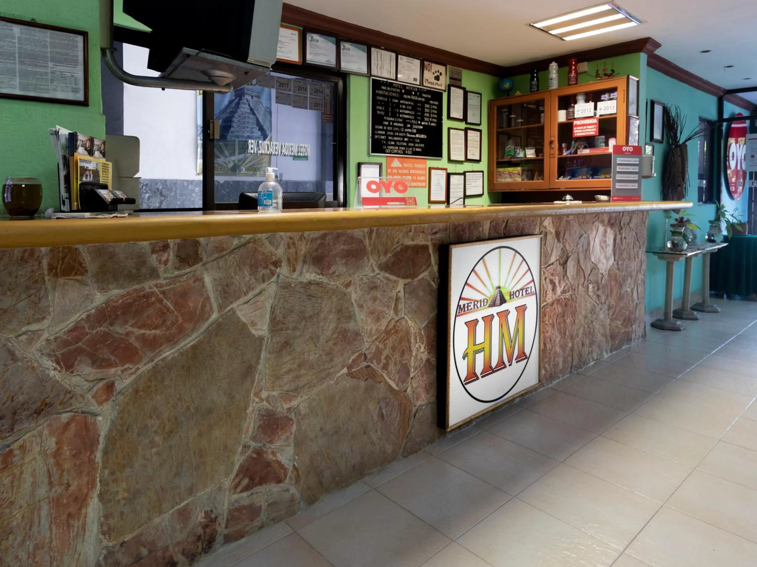 Lobby or reception in HOTEL MERIDA