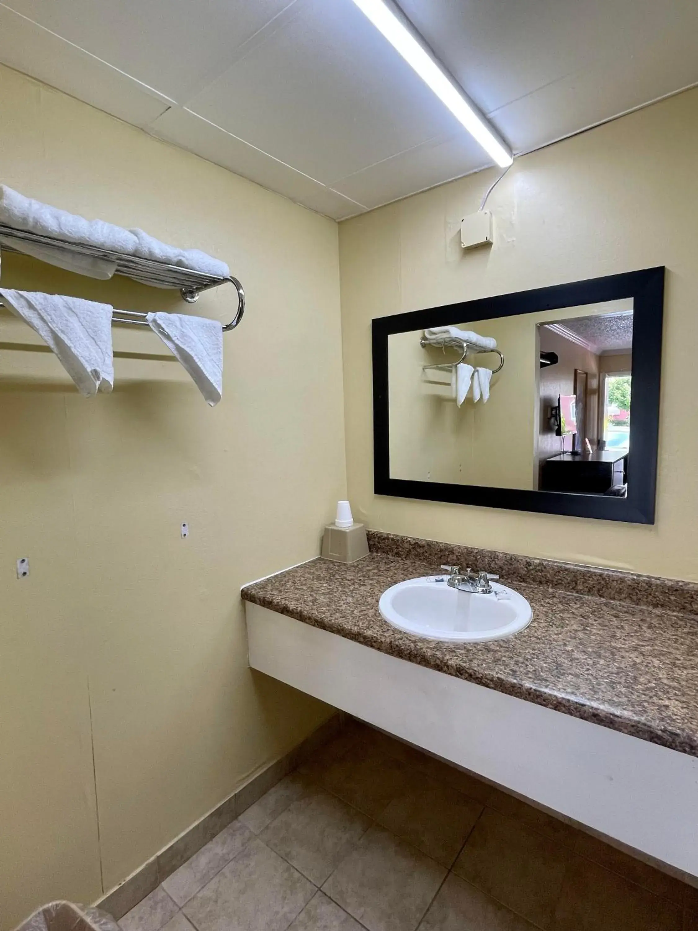 Bathroom in Economy Motel
