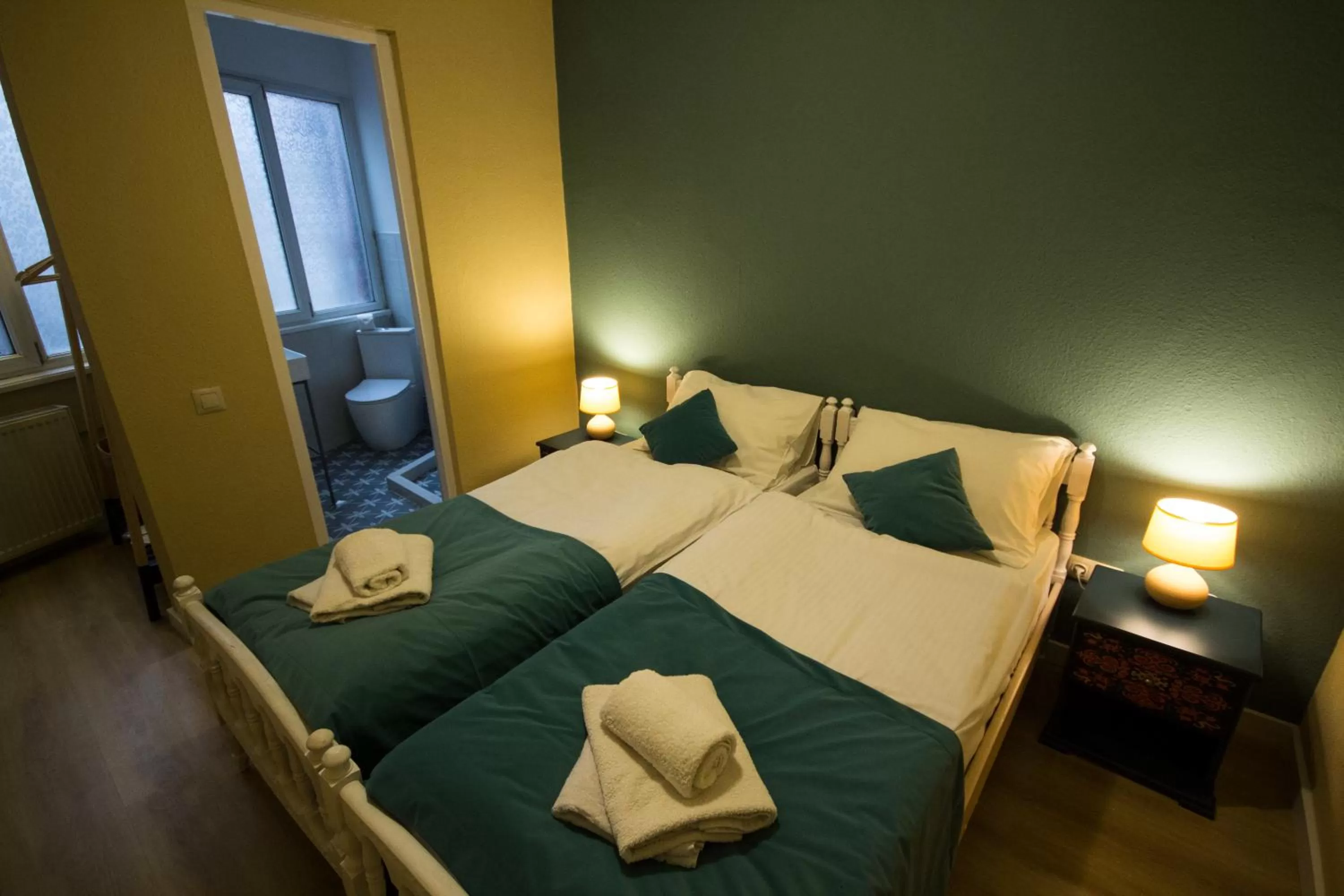 Bed in Hotel Kartli