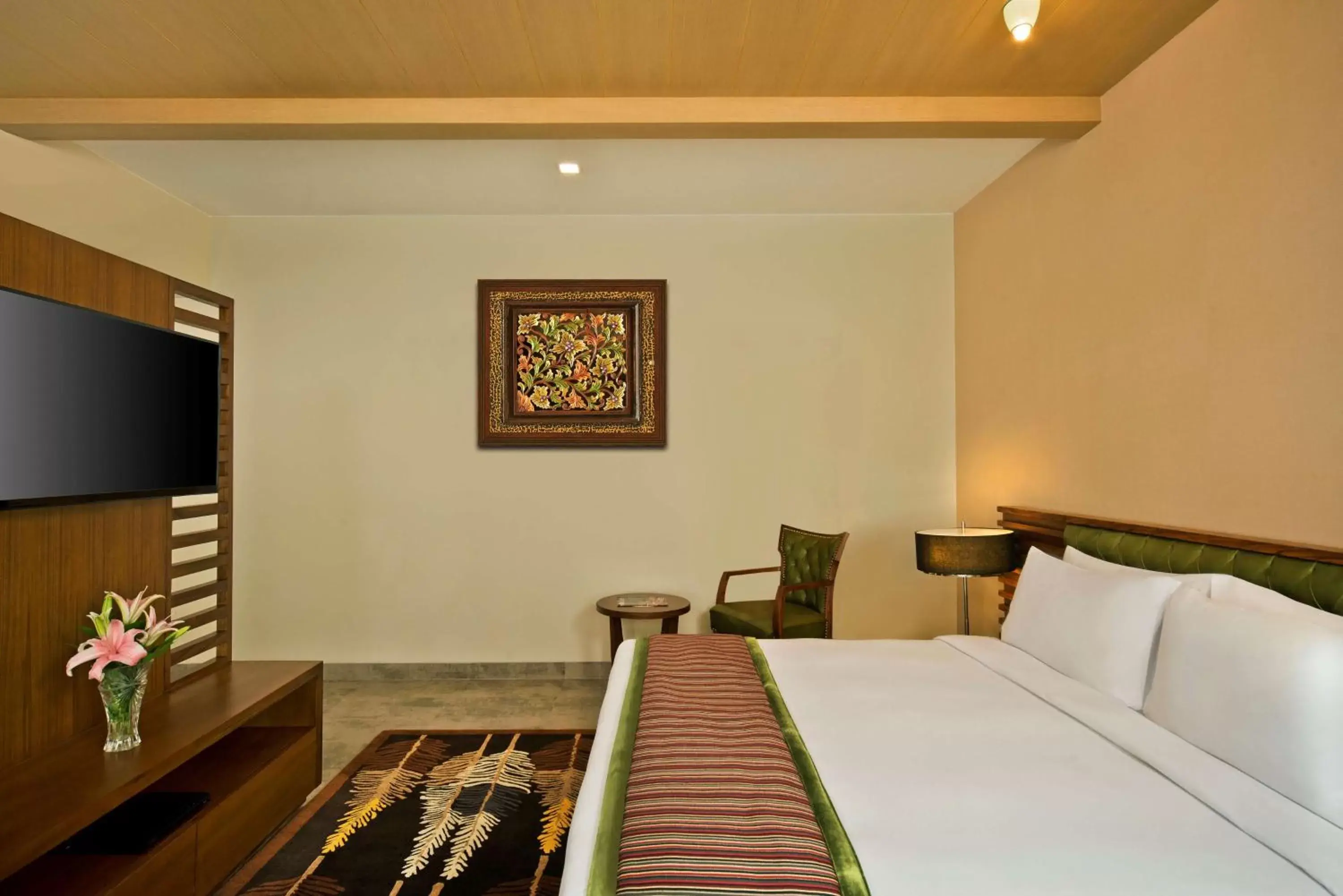 Photo of the whole room, Bed in Park Inn By Radisson Amritsar Airport