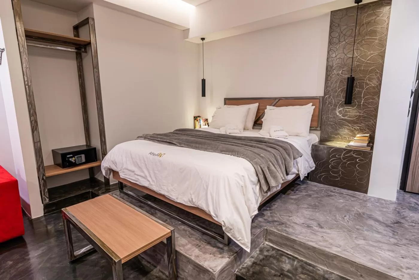 Photo of the whole room, Bed in AthinA STREETAPARTMENTS